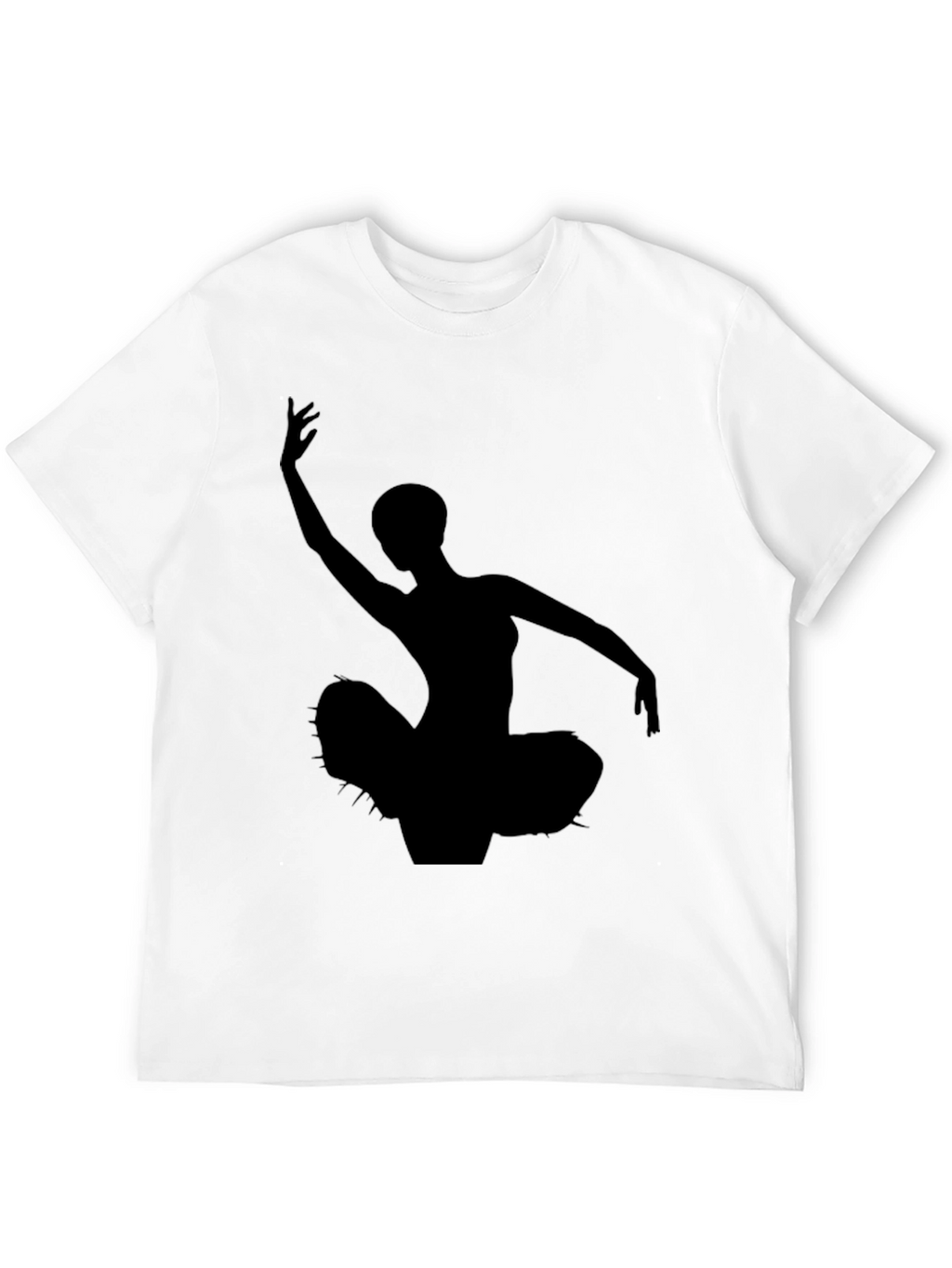 Ballerina Silhouette Black T-Shirt