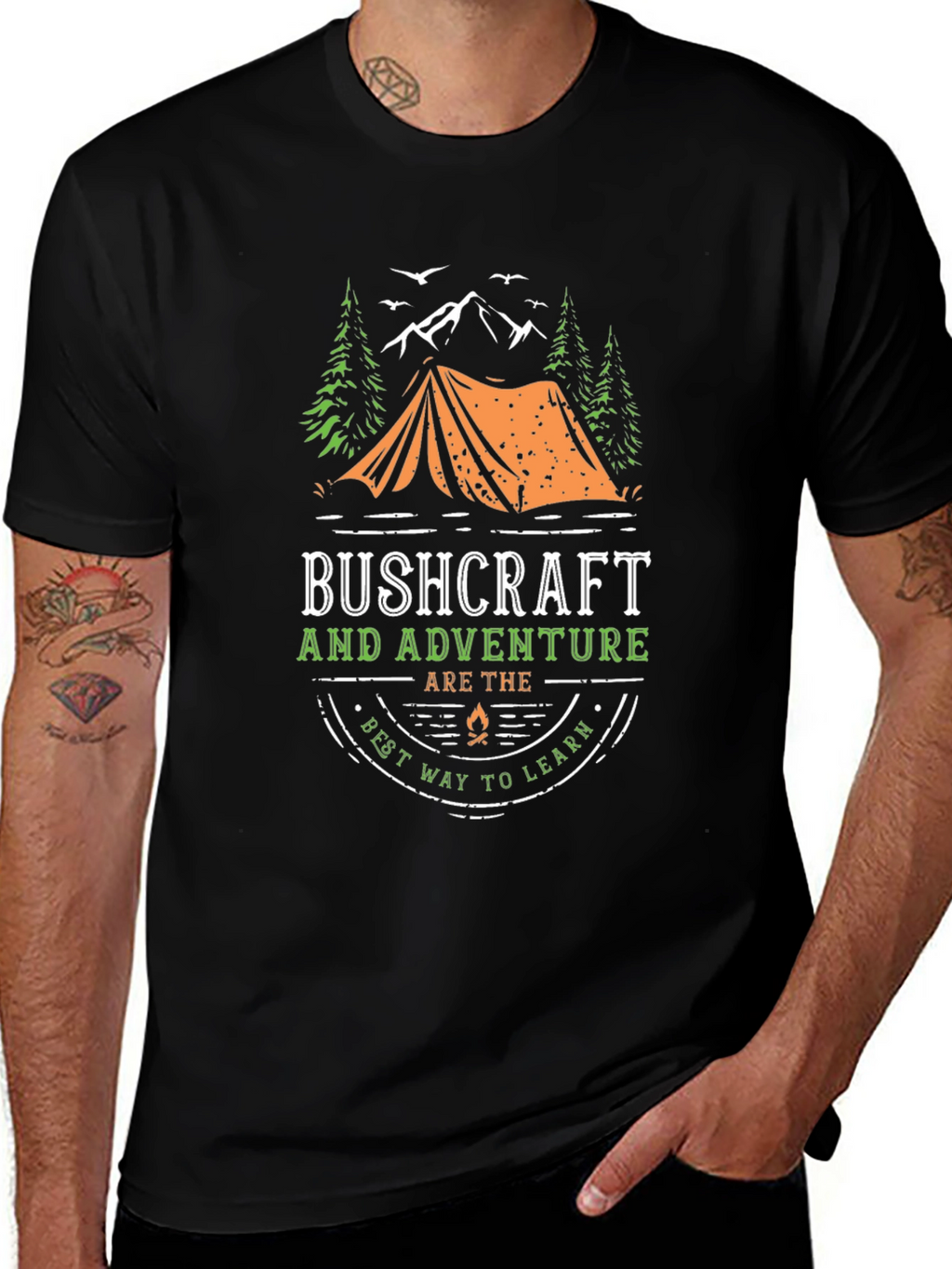 Bushcraft & Adventure Graphic Tee
