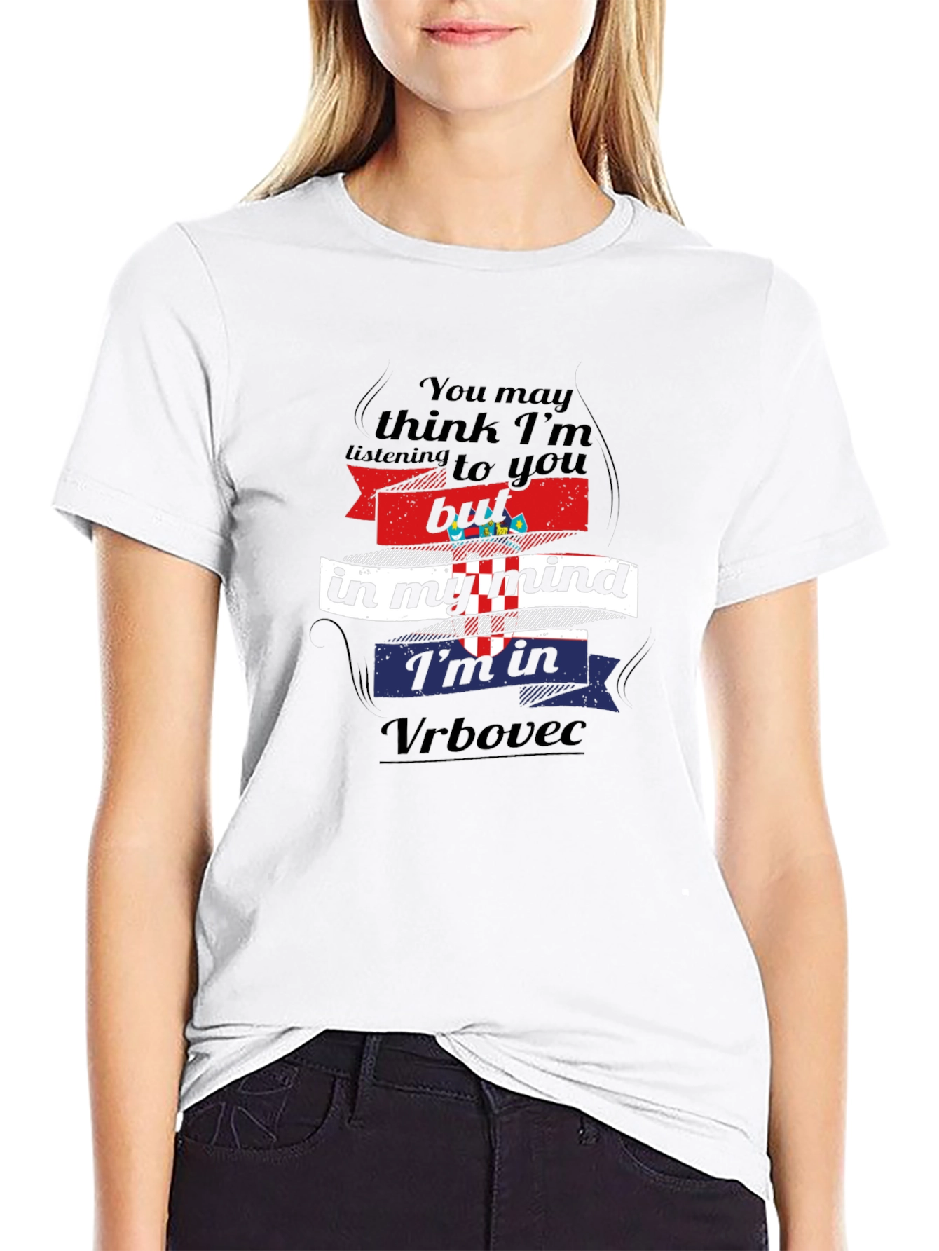 Funny Croatia Vrbovec Mind T-Shirt