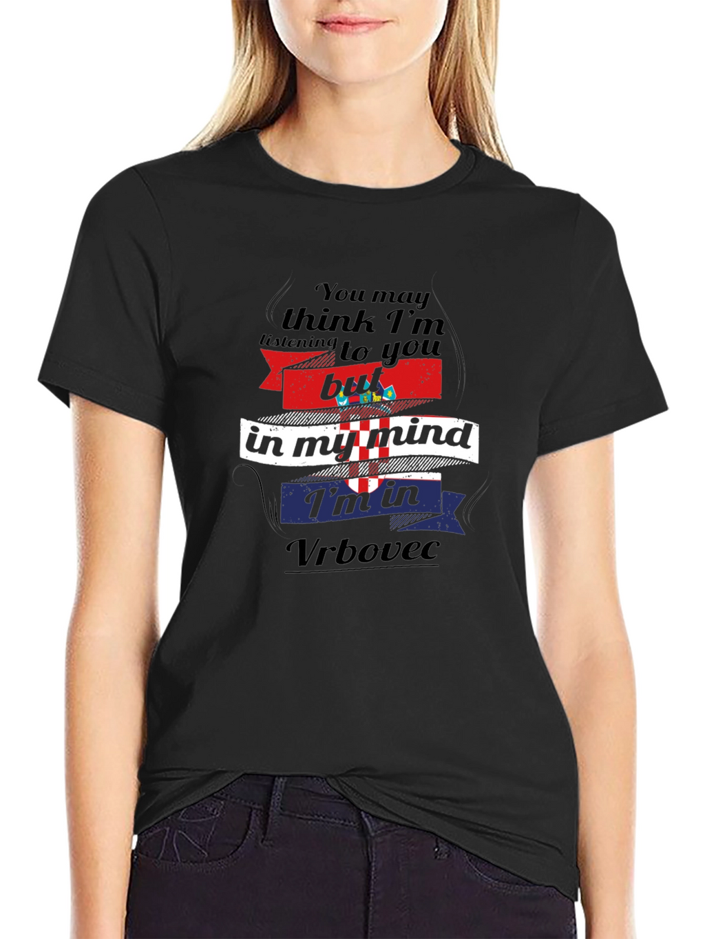 Funny Croatia Vrbovec Mind T-Shirt