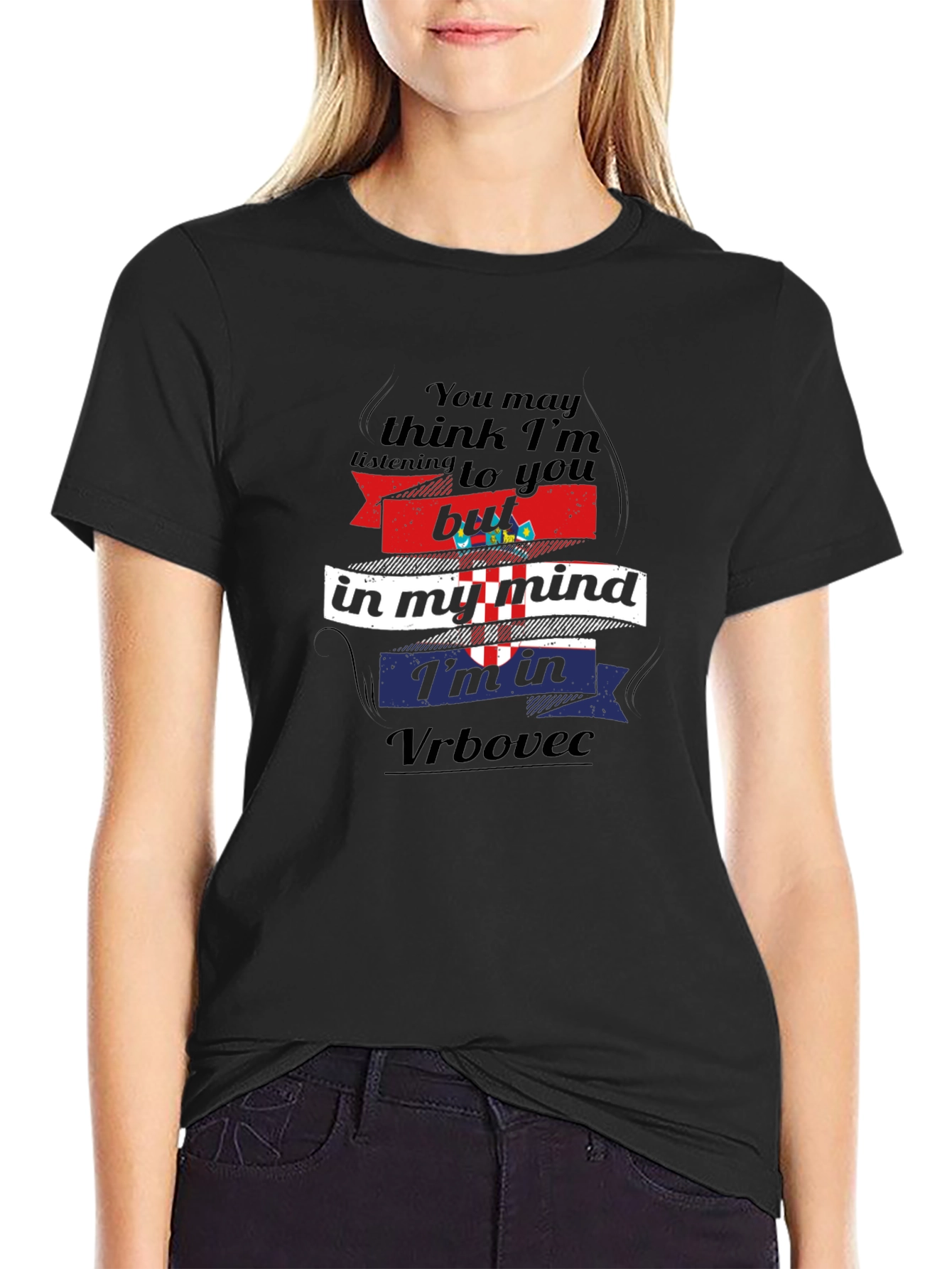 Funny Croatia Vrbovec Mind T-Shirt