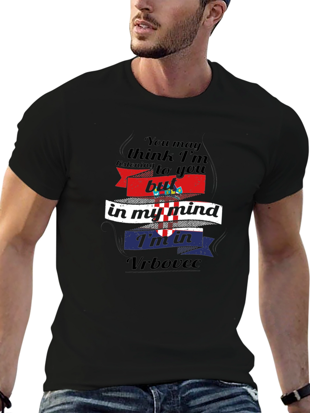 Funny Croatia Vrbovec Mind T-Shirt