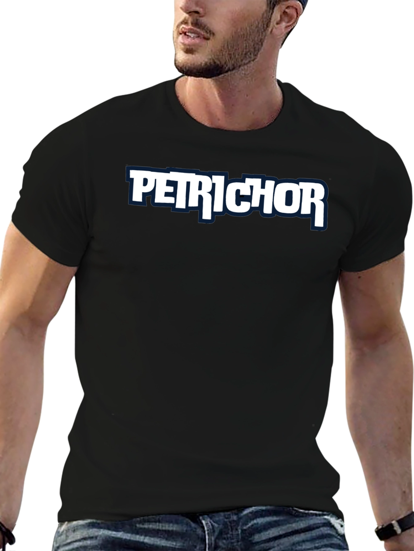 Petrichor Graphic Tee - Black Short Sleeve T-Shirt