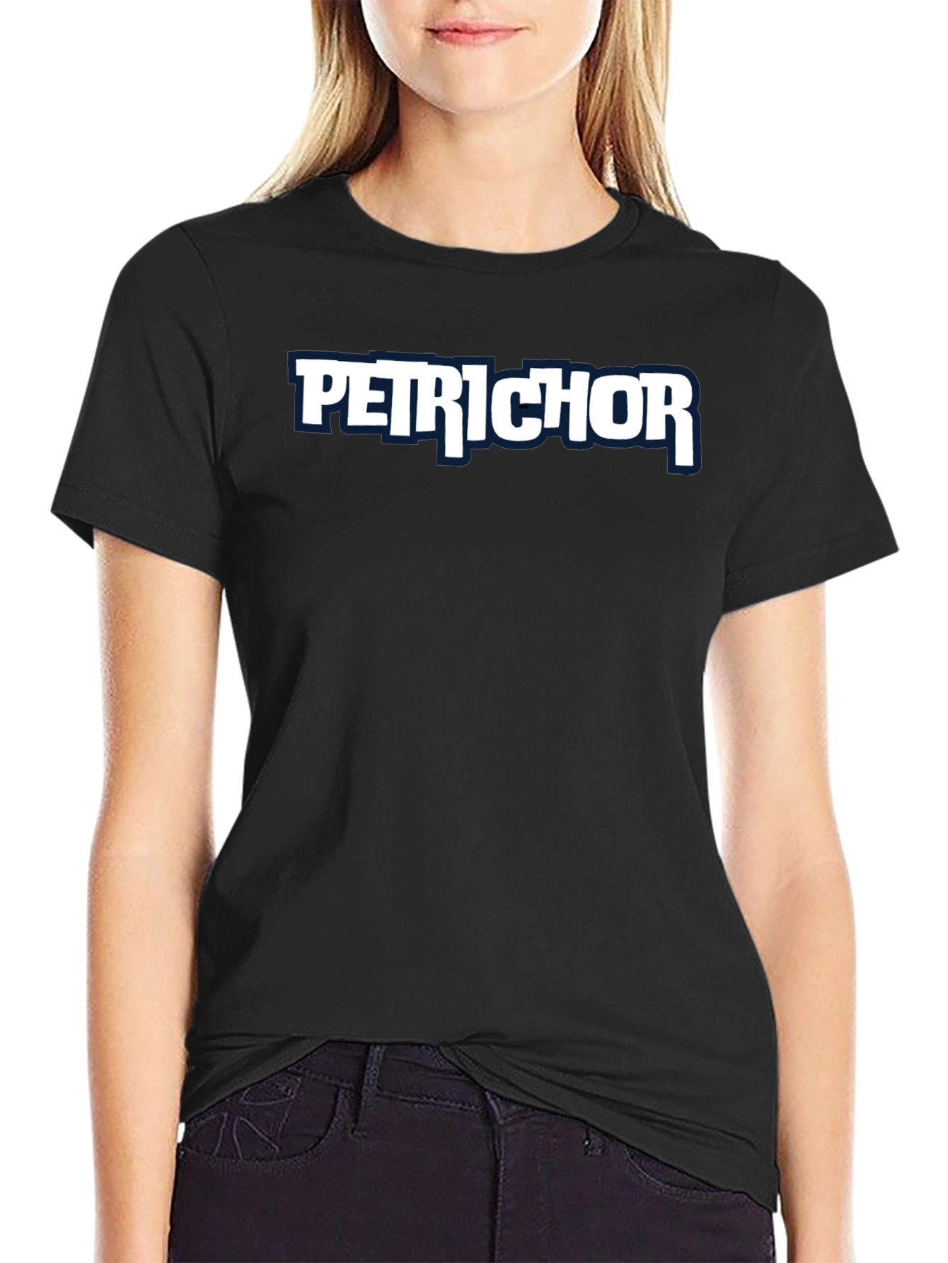 Petrichor Graphic Tee - Black Short Sleeve T-Shirt