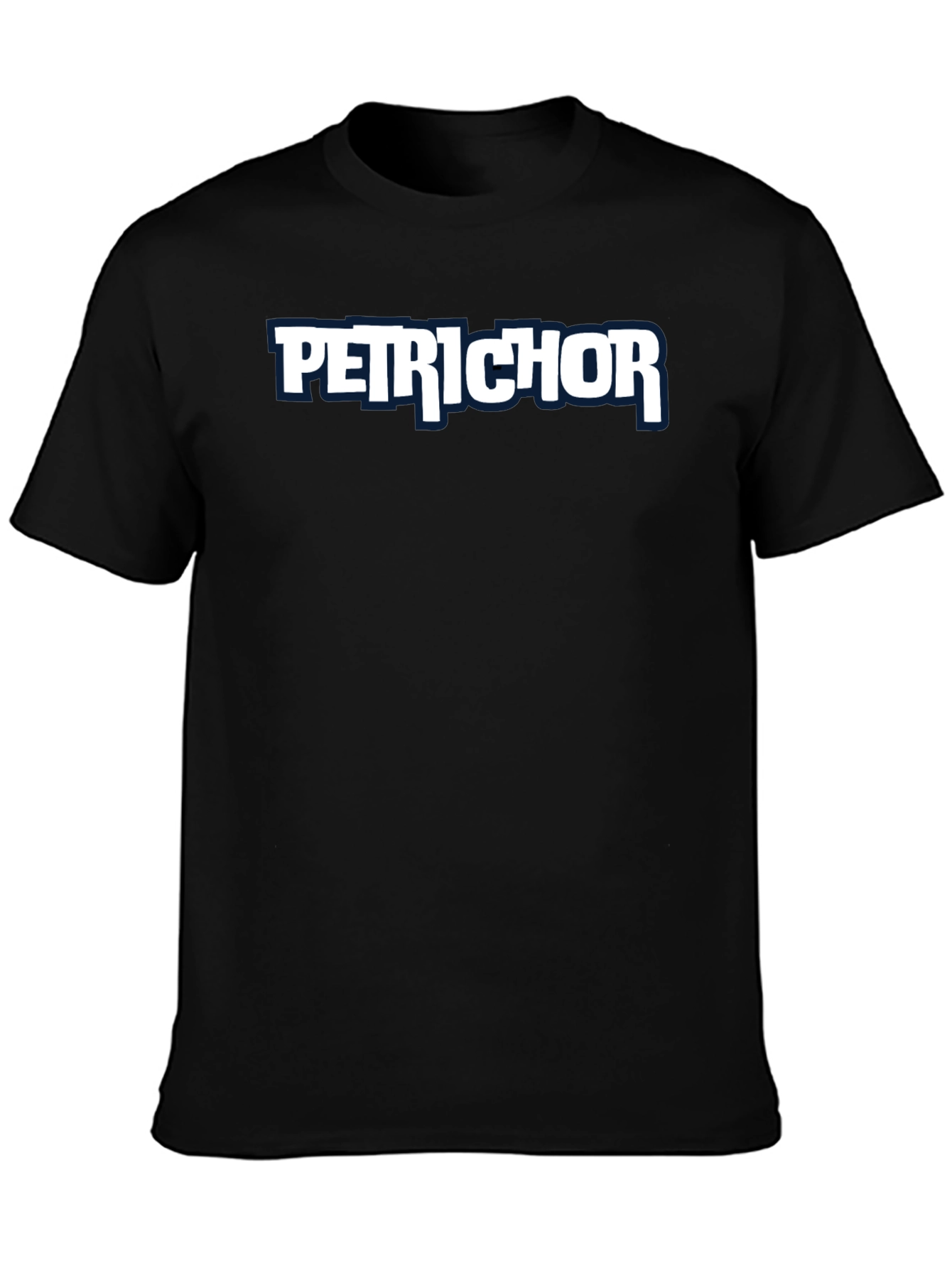 Petrichor Graphic Tee - Black Short Sleeve T-Shirt