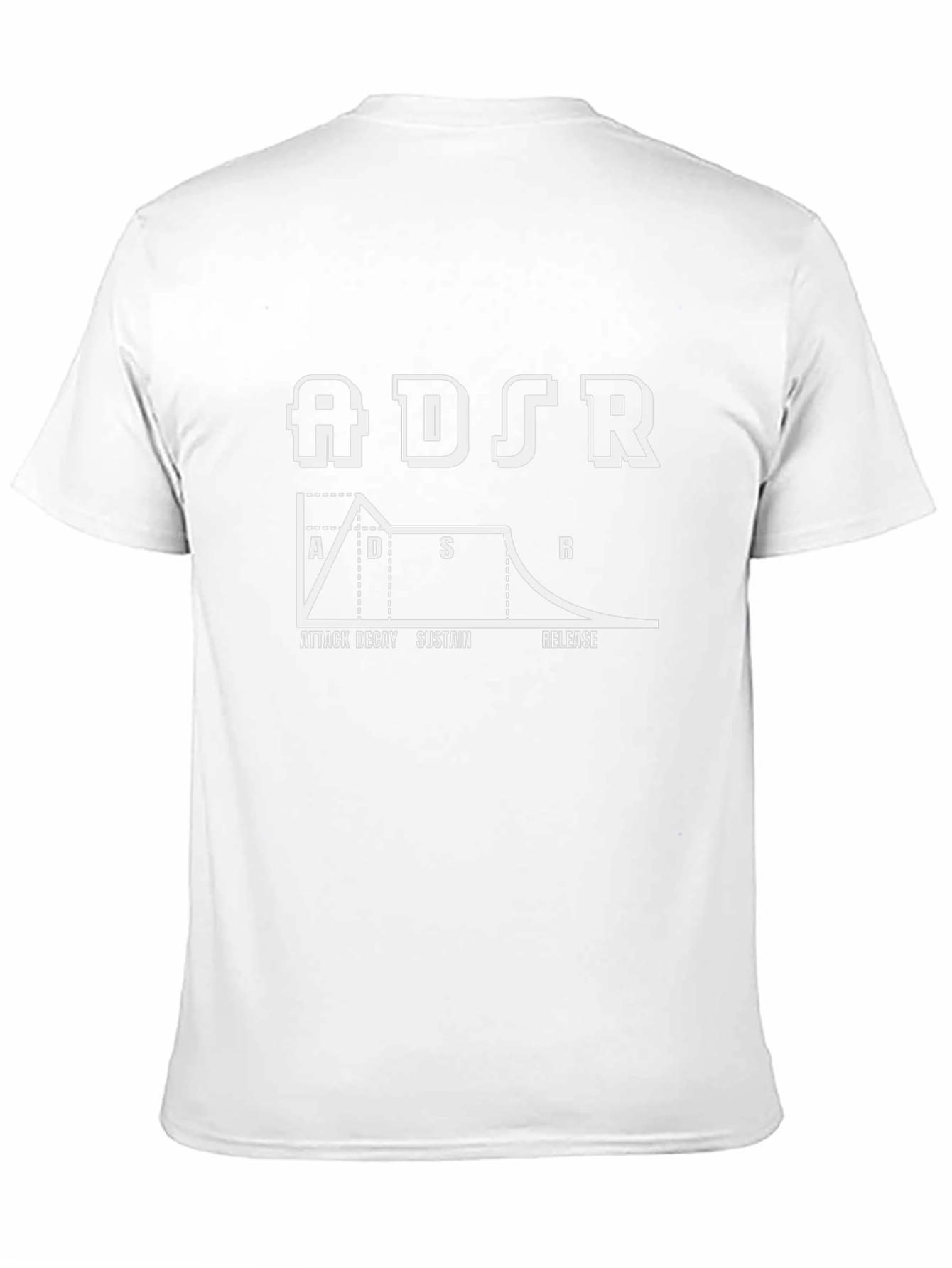 ADSR Synthesizer Envelope T-Shirt - Black