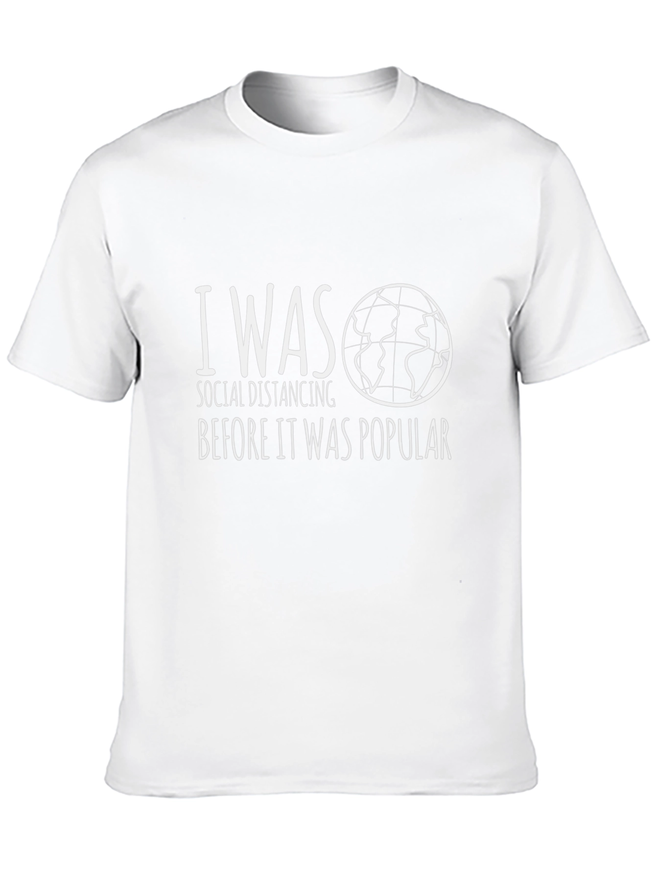 I Was Social Distancing Before It Was Popular T-Shirt