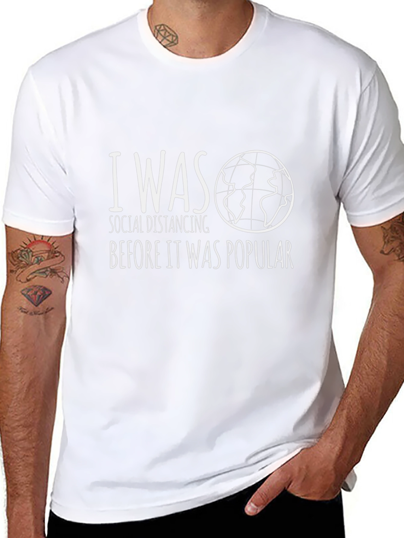 I Was Social Distancing Before It Was Popular T-Shirt