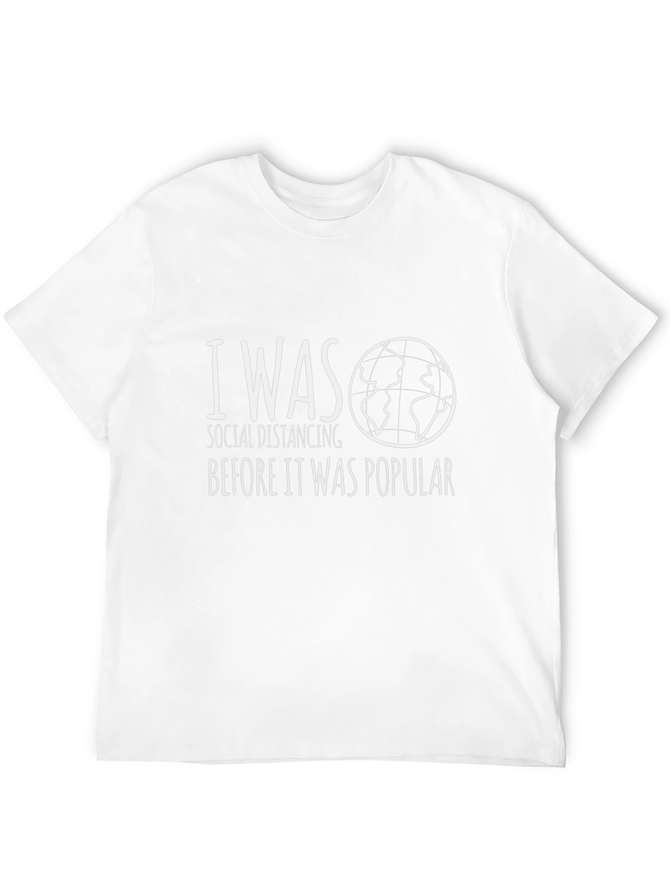 I Was Social Distancing Before It Was Popular T-Shirt