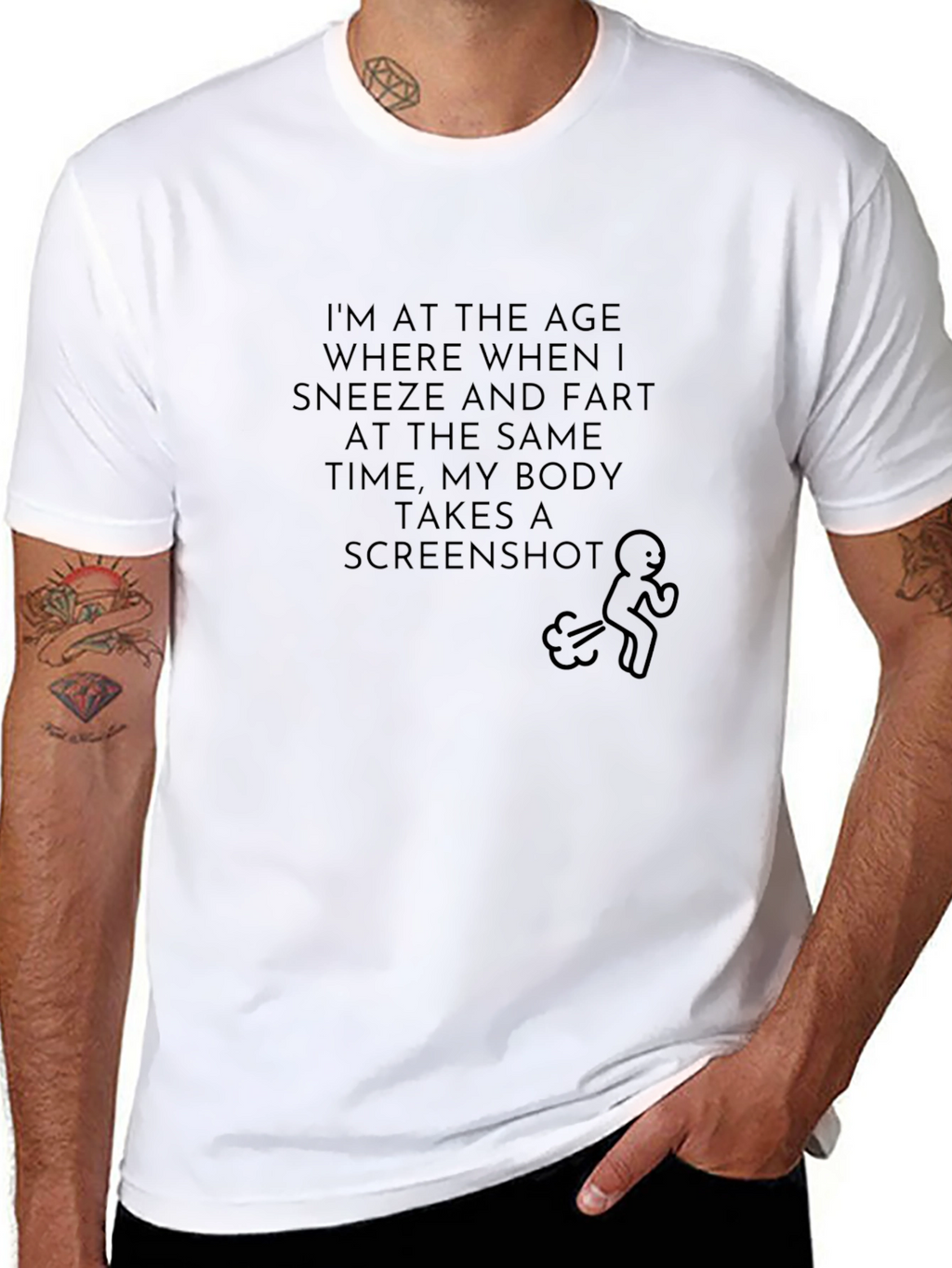 Funny Body Screenshot T-Shirt