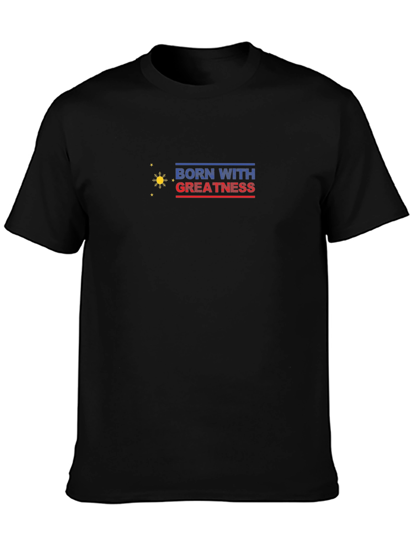 Born With Greatness Graphic Tee - Black
