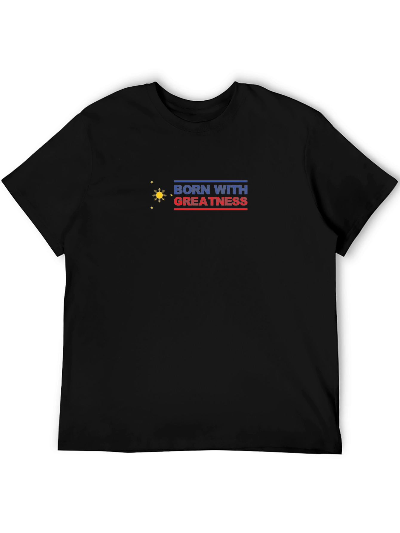 Born With Greatness Graphic Tee - Black