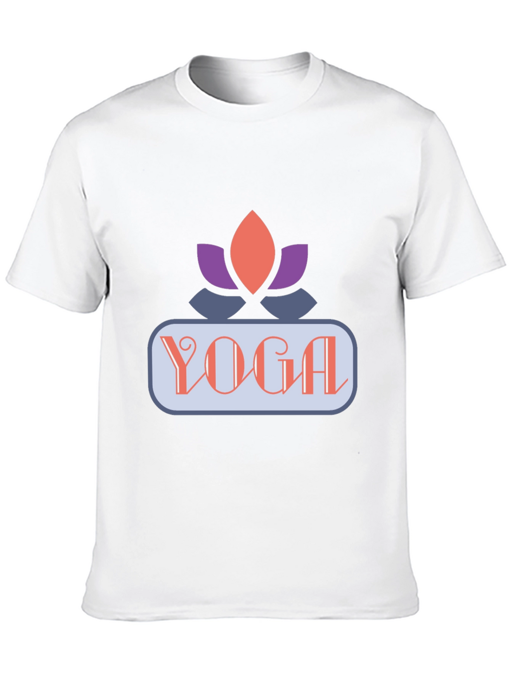 Yoga Lotus Graphic Tee - Black