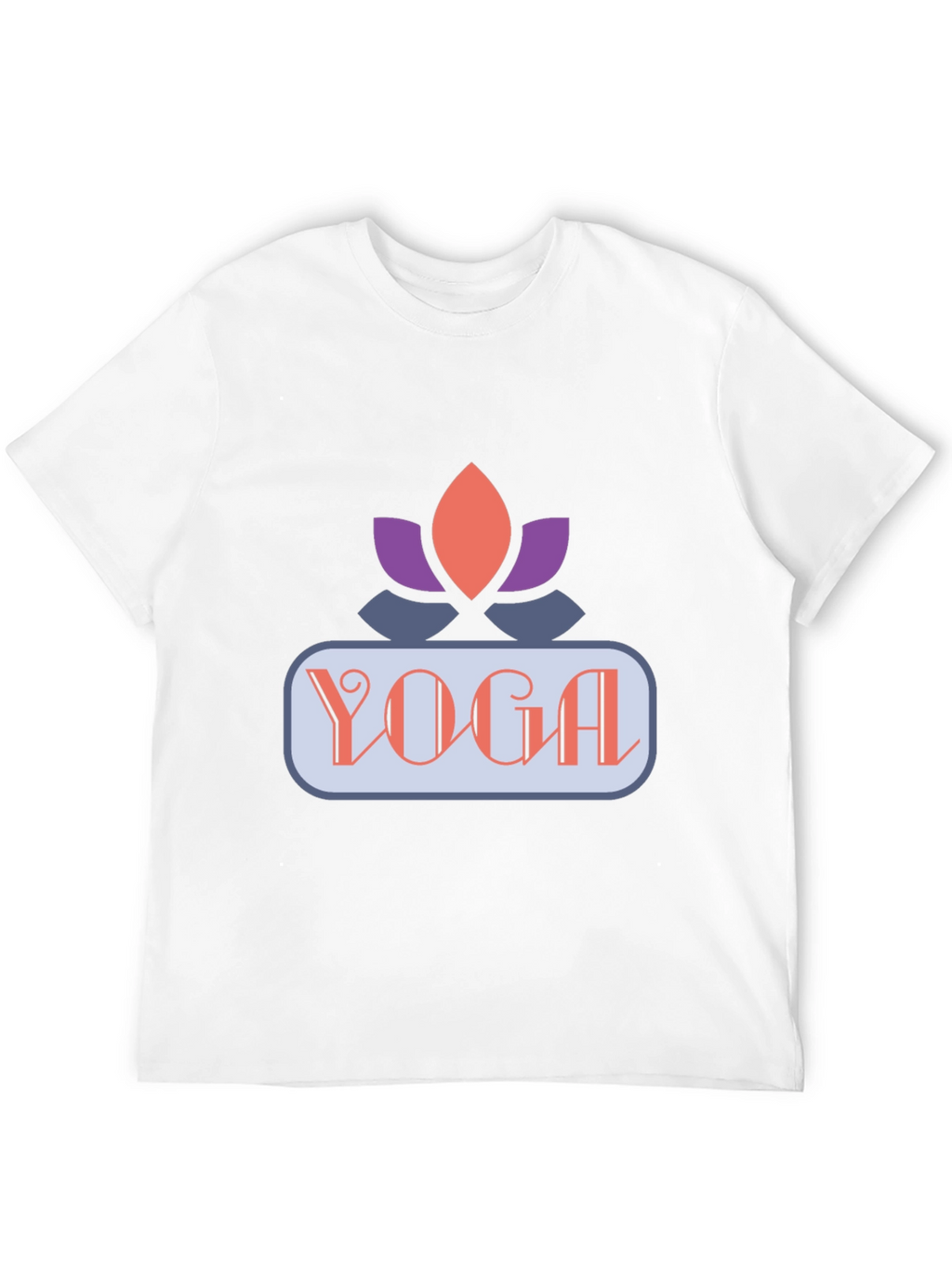Yoga Lotus Graphic Tee - Black