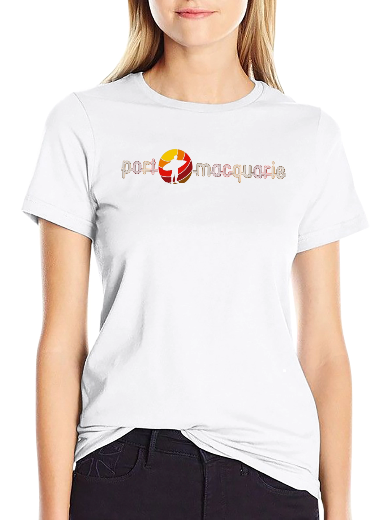 Port Macquarie Retro Surfer Graphic Tee