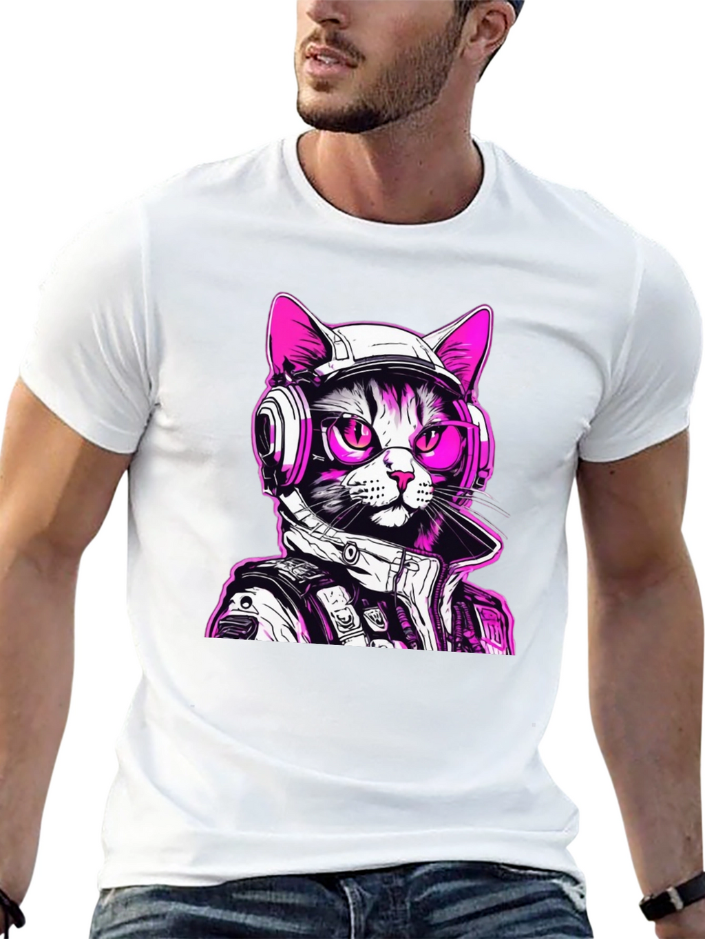 Cool Cat Graphic Tee