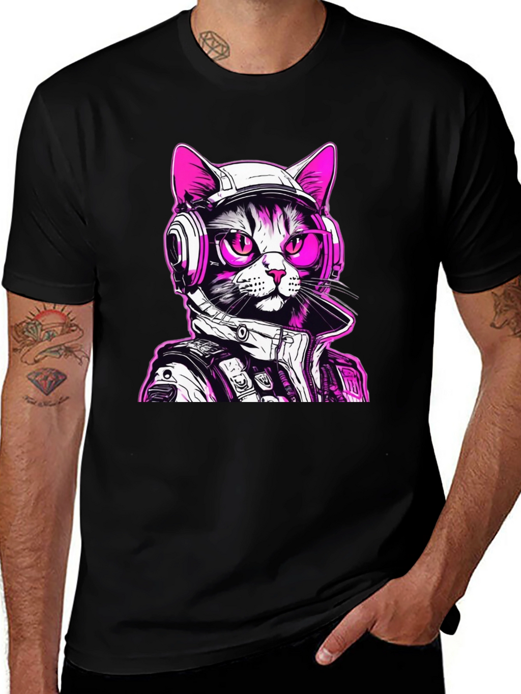 Cool Cat Graphic Tee