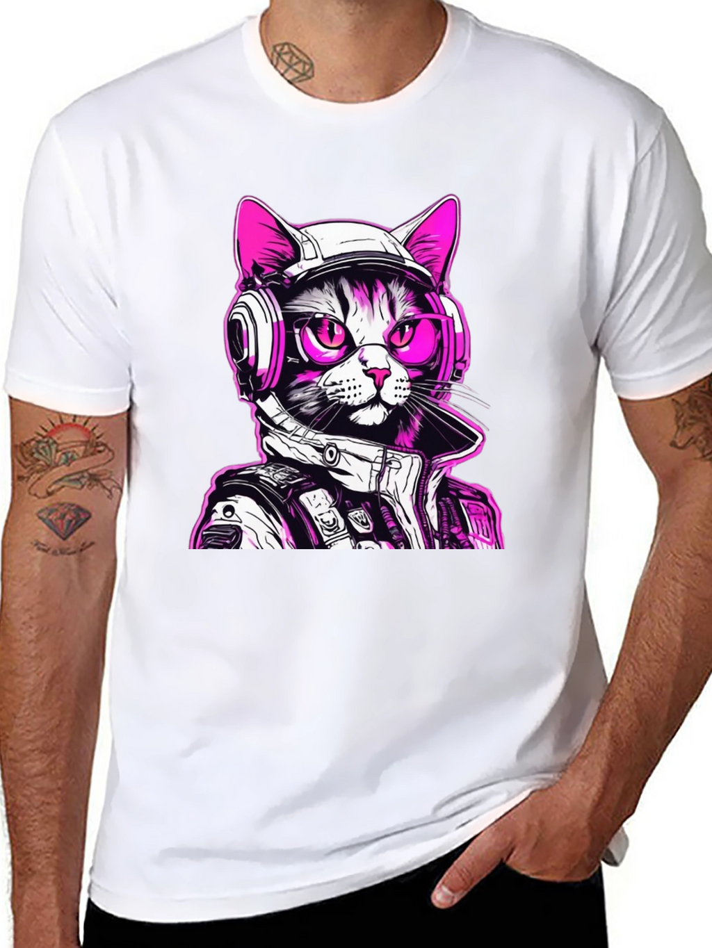 Cool Cat Graphic Tee