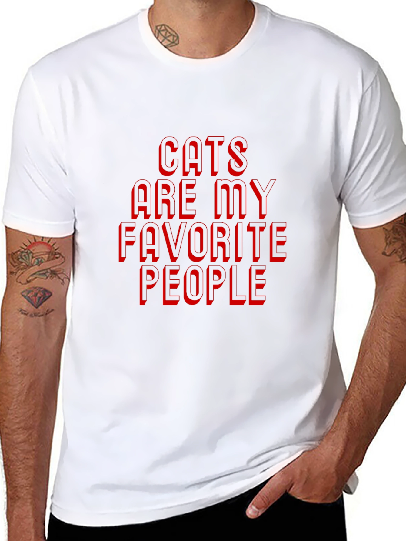 Cats Are My Favorite People T-Shirt