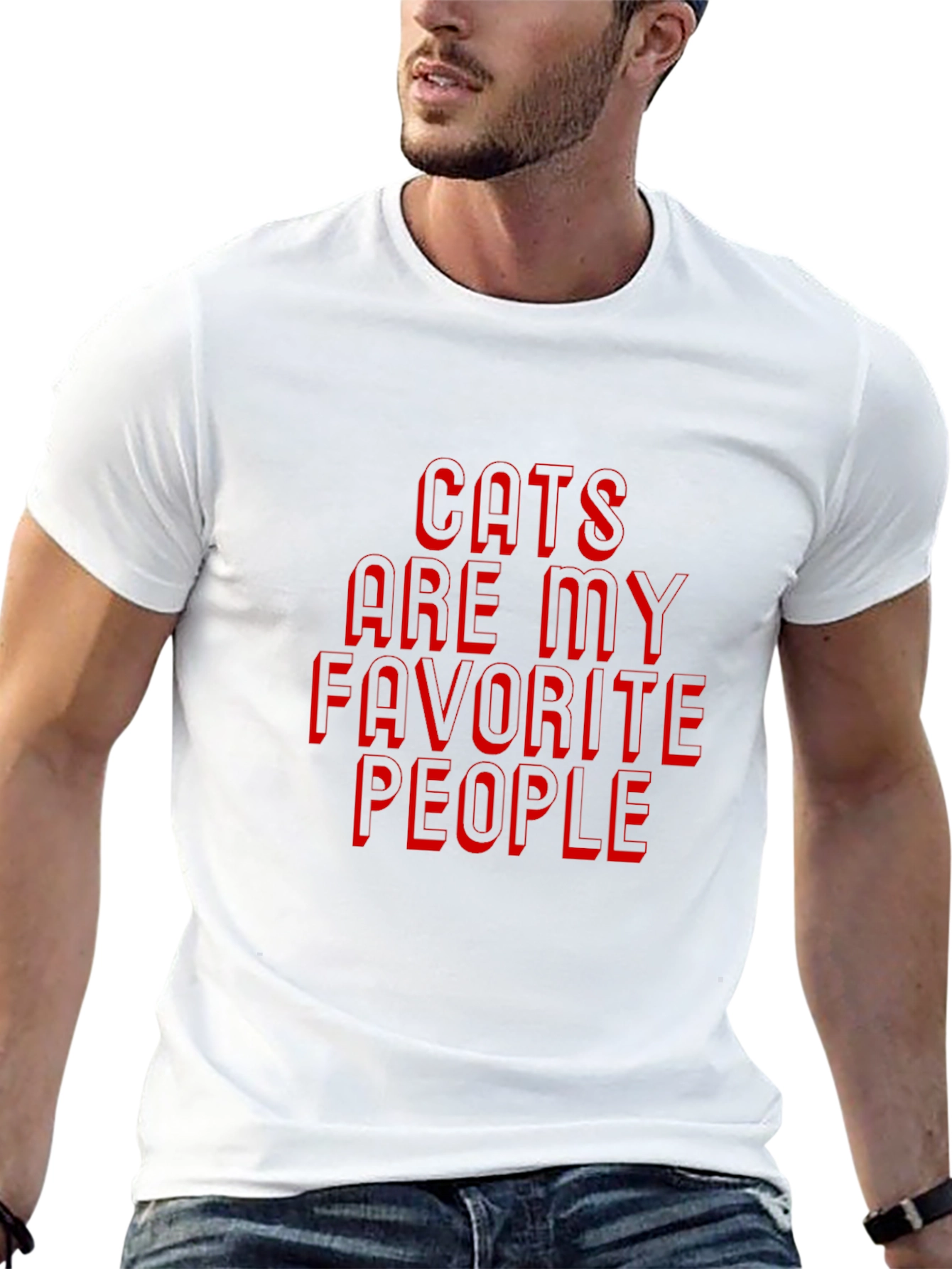 Cats Are My Favorite People T-Shirt