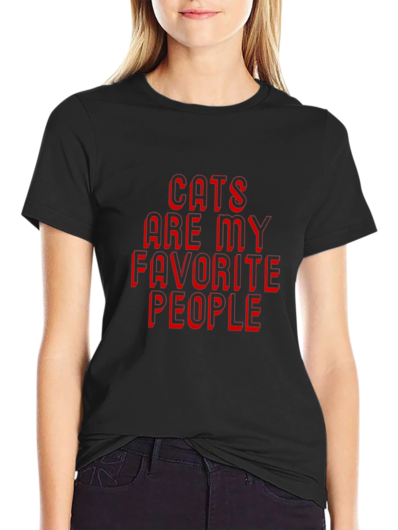 Cats Are My Favorite People T-Shirt