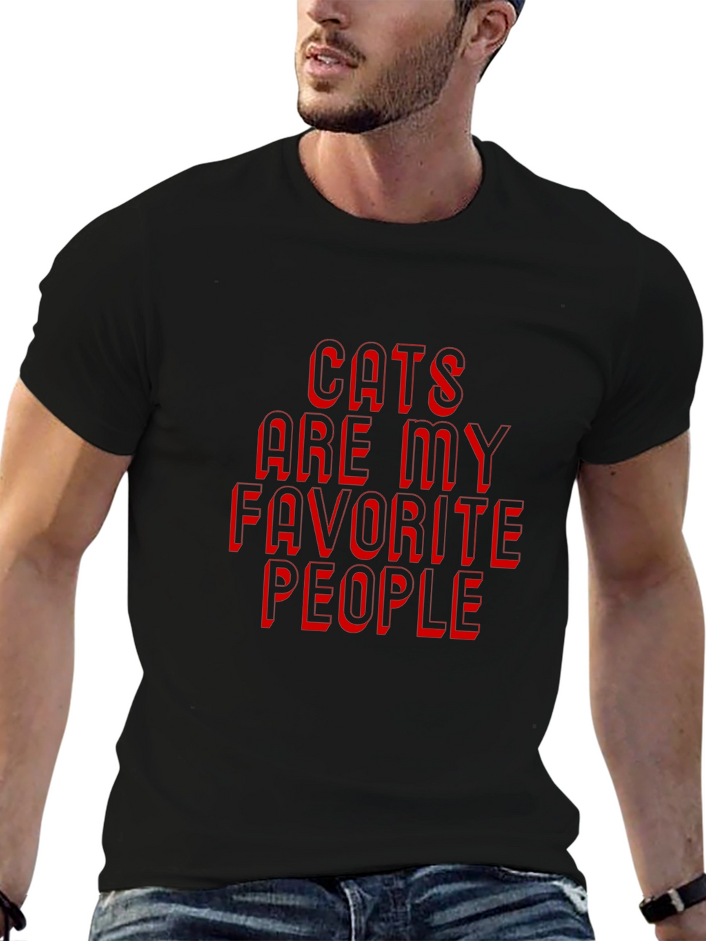 Cats Are My Favorite People T-Shirt