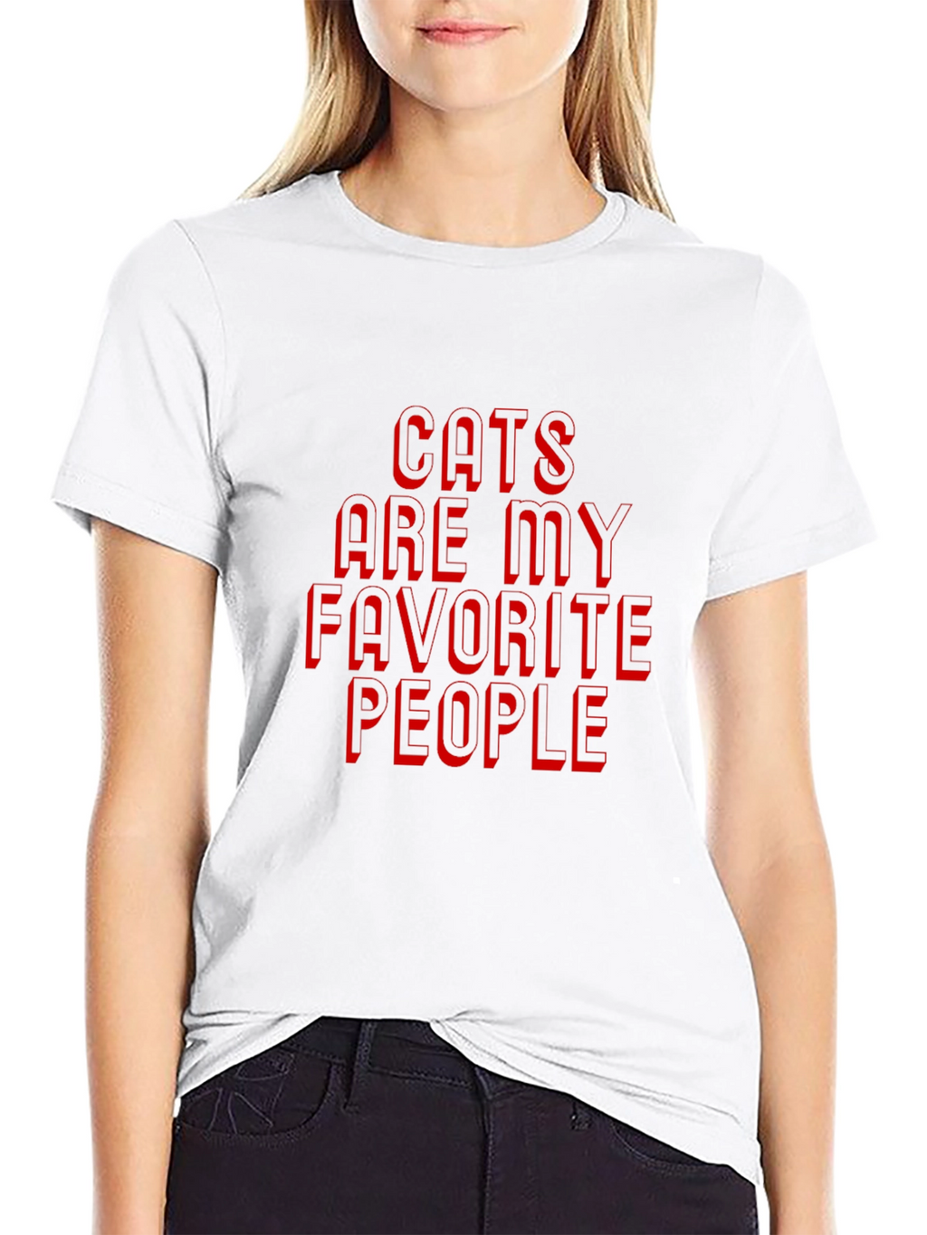 Cats Are My Favorite People T-Shirt
