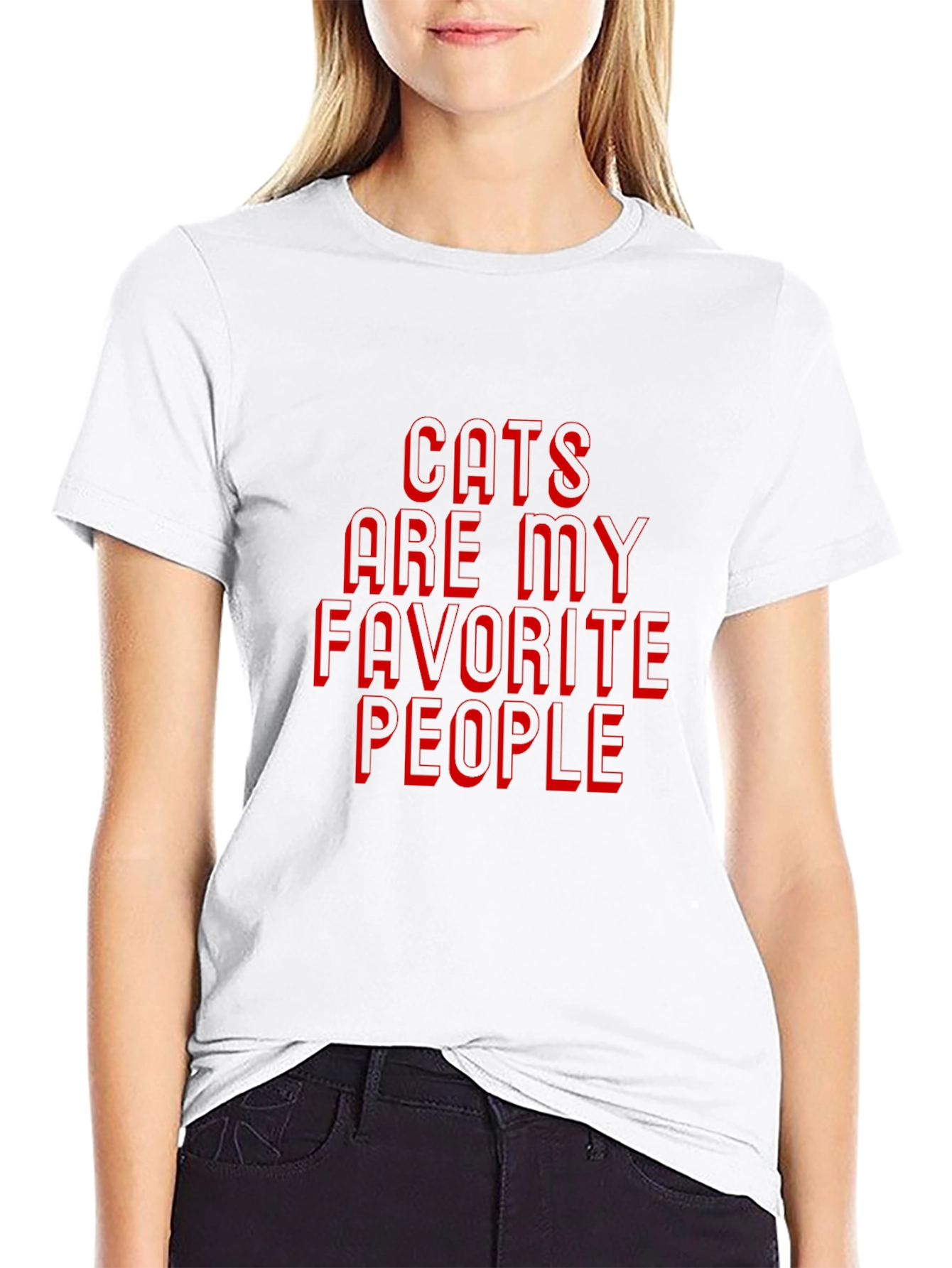 Cats Are My Favorite People T-Shirt