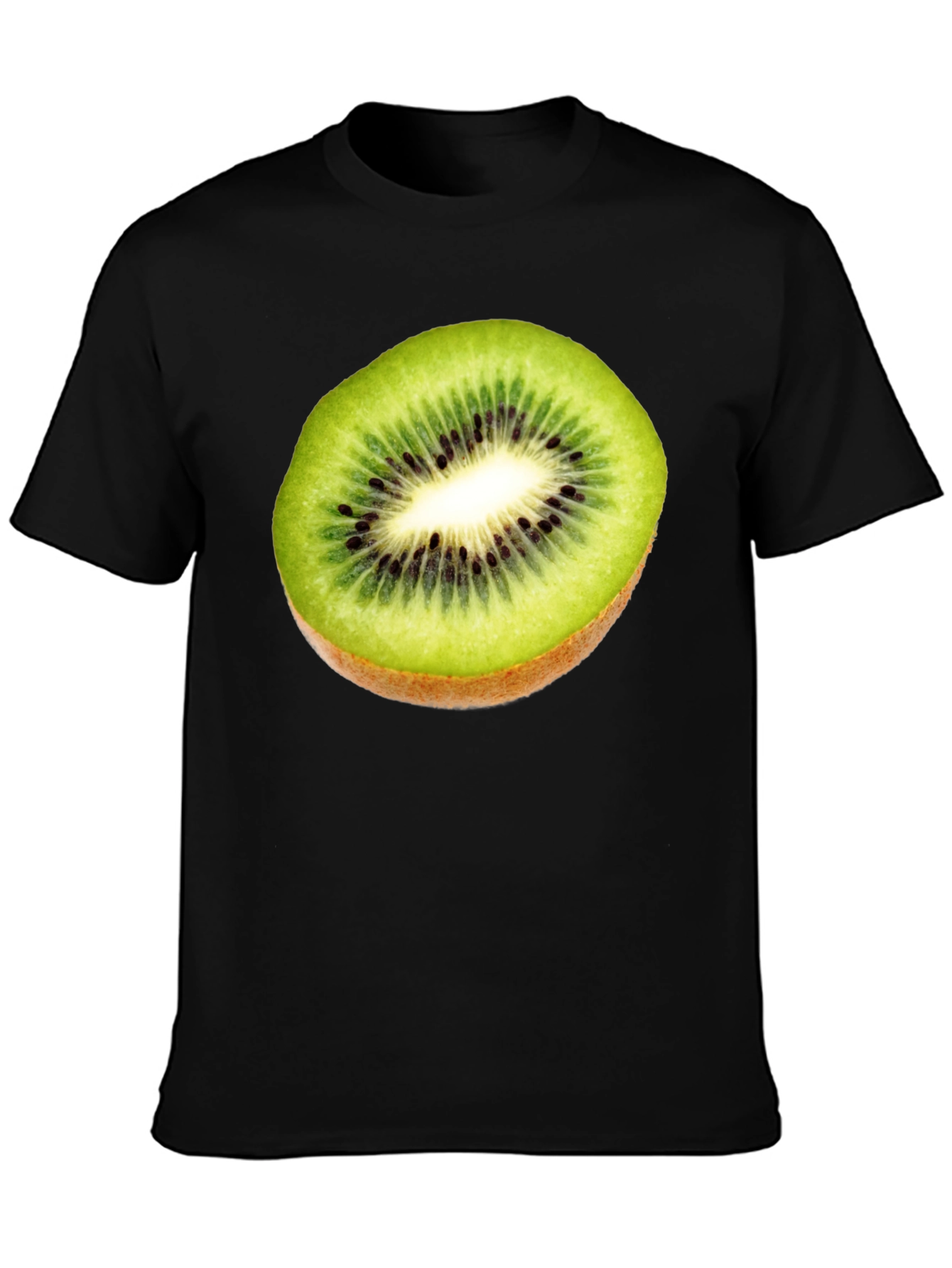 Kiwi Slice Graphic Tee - Fresh Fruit Shirt