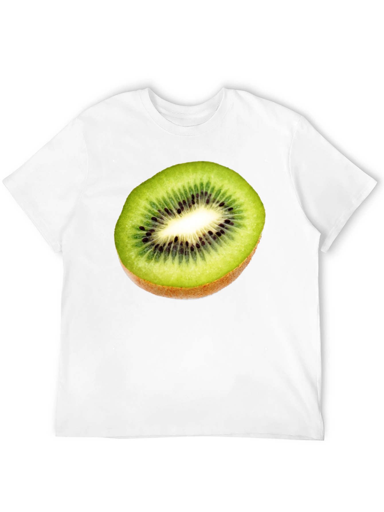 Kiwi Slice Graphic Tee - Fresh Fruit Shirt