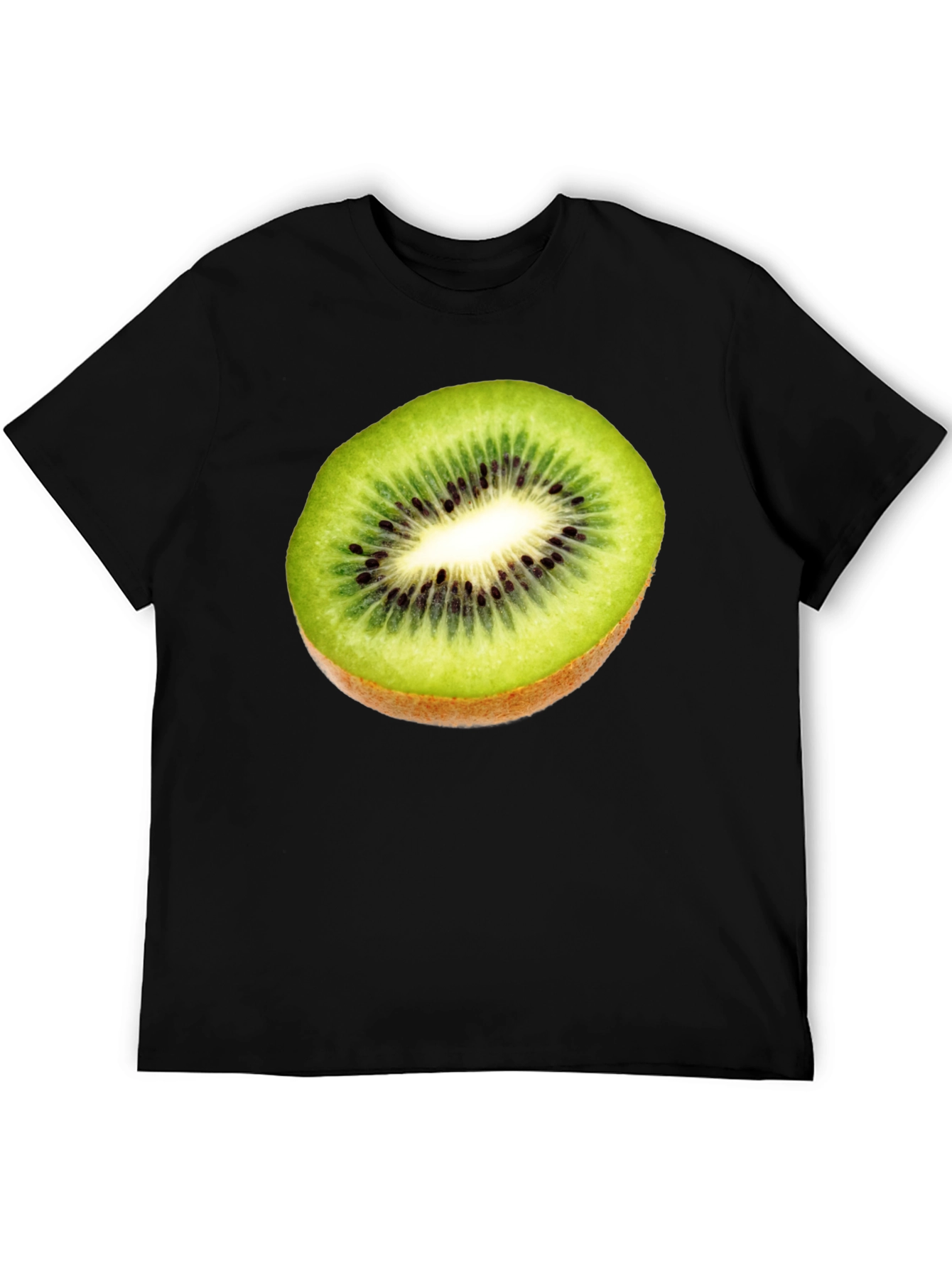 Kiwi Slice Graphic Tee - Fresh Fruit Shirt