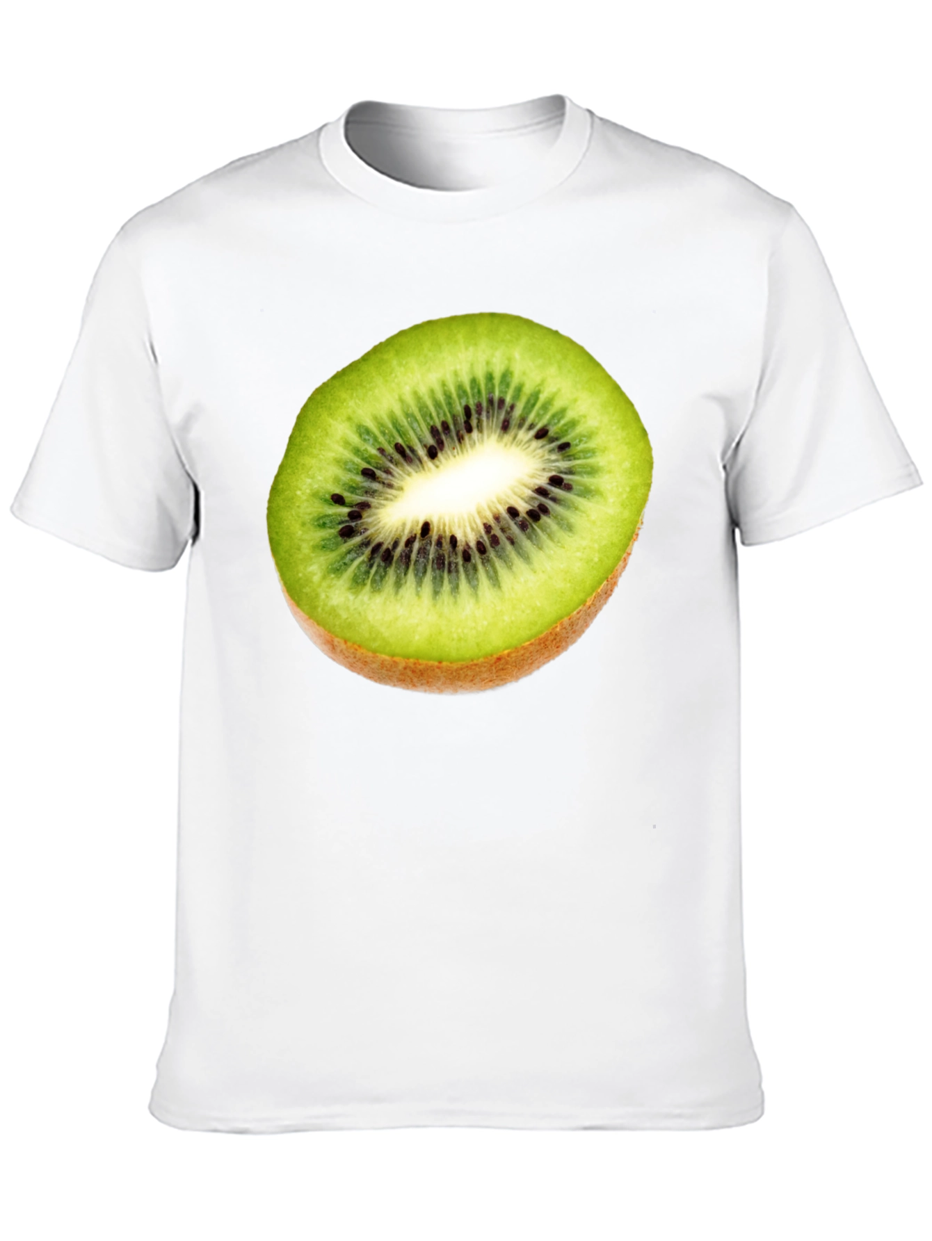 Kiwi Slice Graphic Tee - Fresh Fruit Shirt