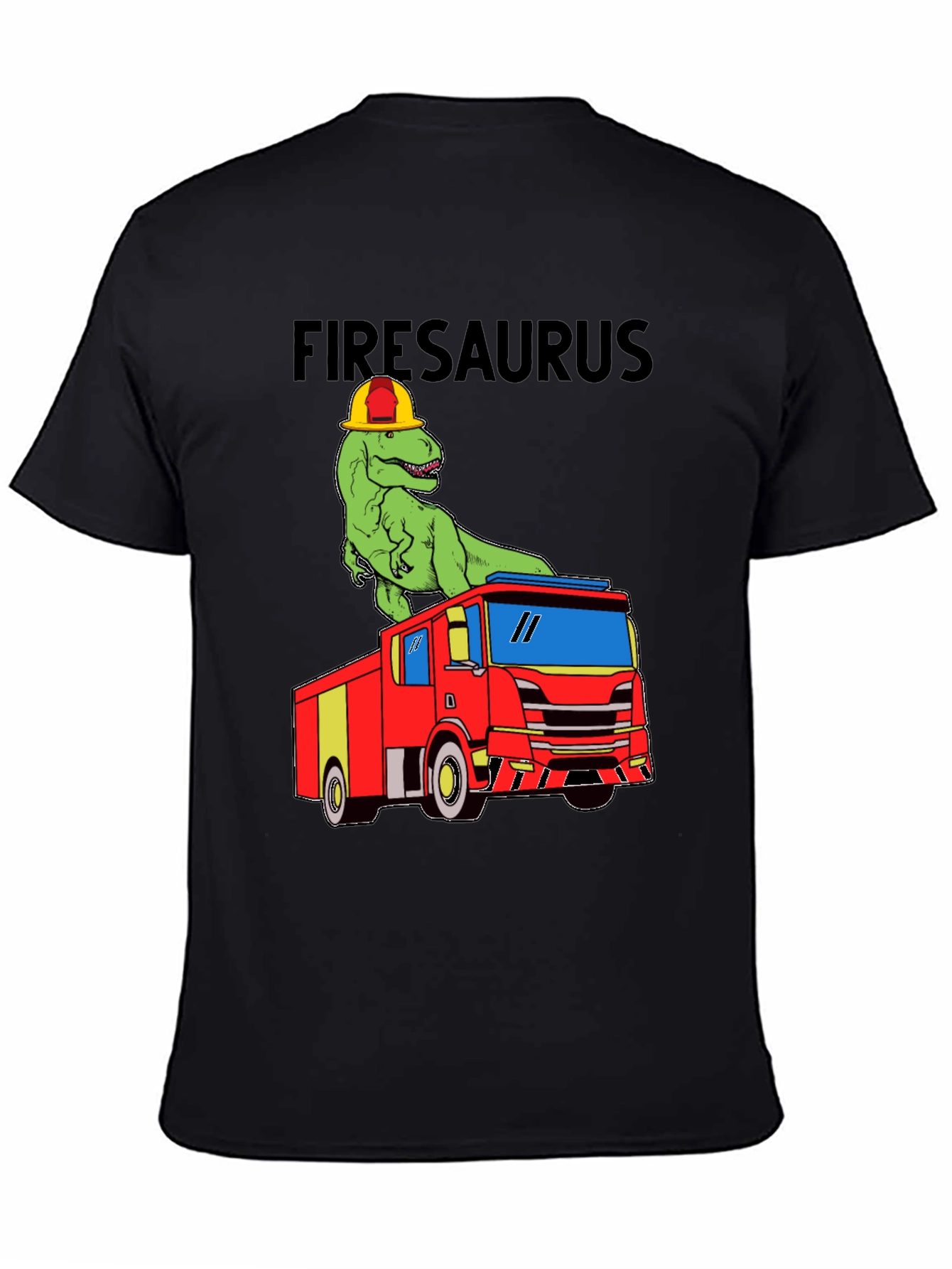 Firesaurus T-Shirt - Dinosaur Fire Truck Tee