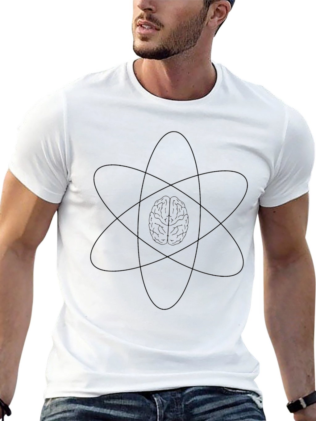 Brain Atom T-Shirt - Science & Thought