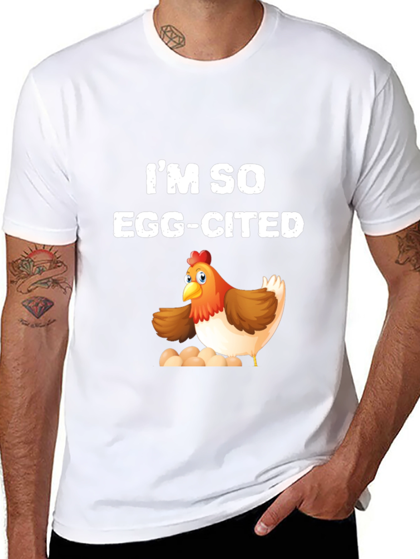 Im So Egg-Cited Chicken T-Shirt