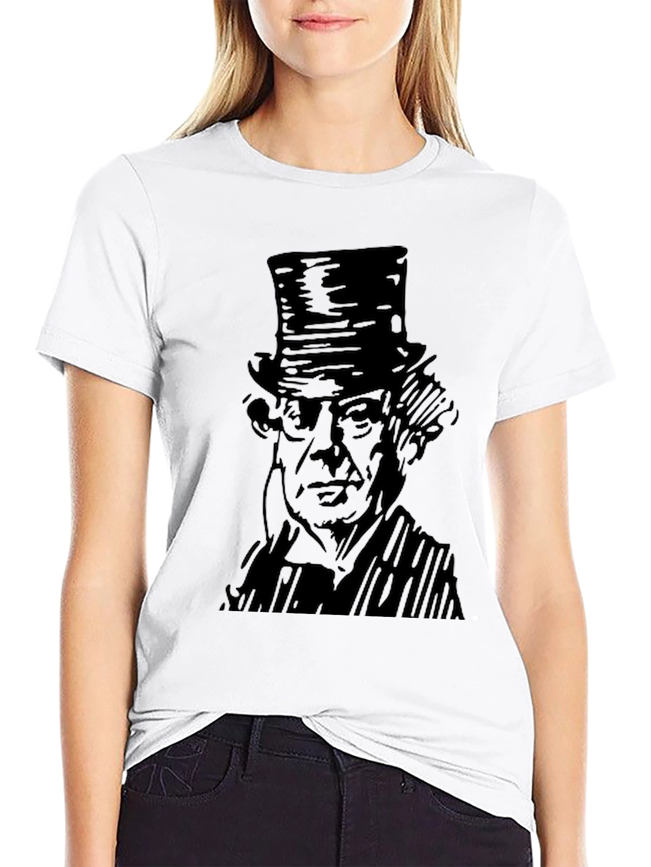 Gentlemans Portrait Black T-Shirt