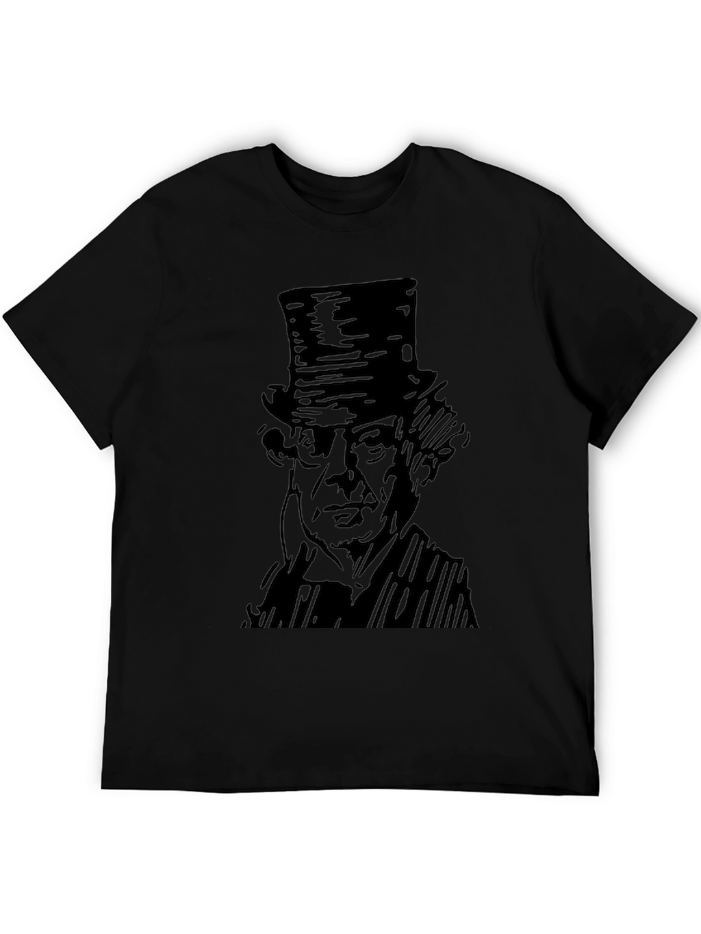 Gentlemans Portrait Black T-Shirt