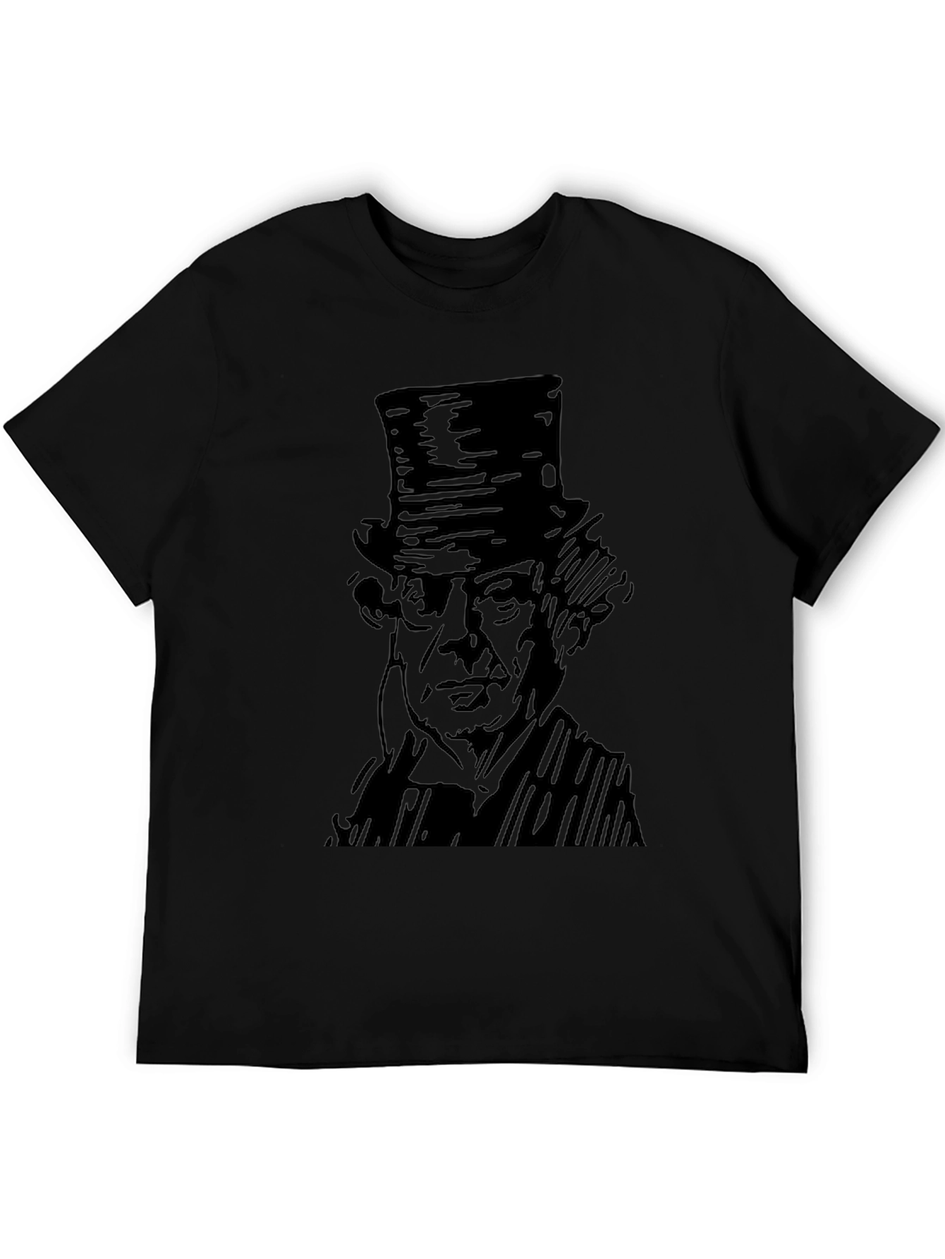 Gentlemans Portrait Black T-Shirt