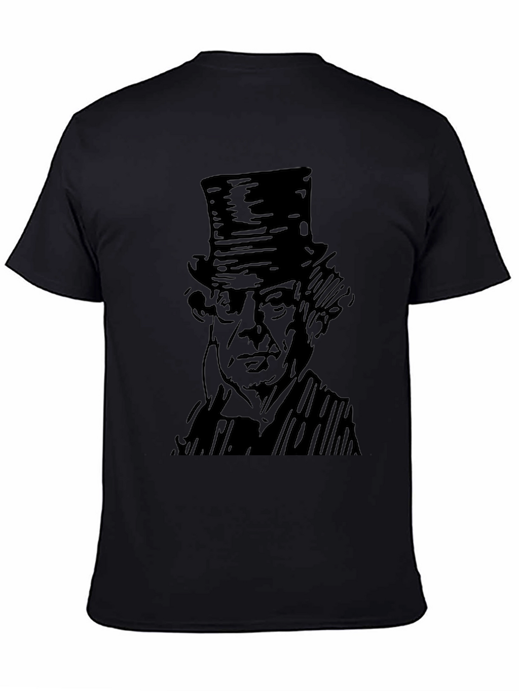 Gentlemans Portrait Black T-Shirt