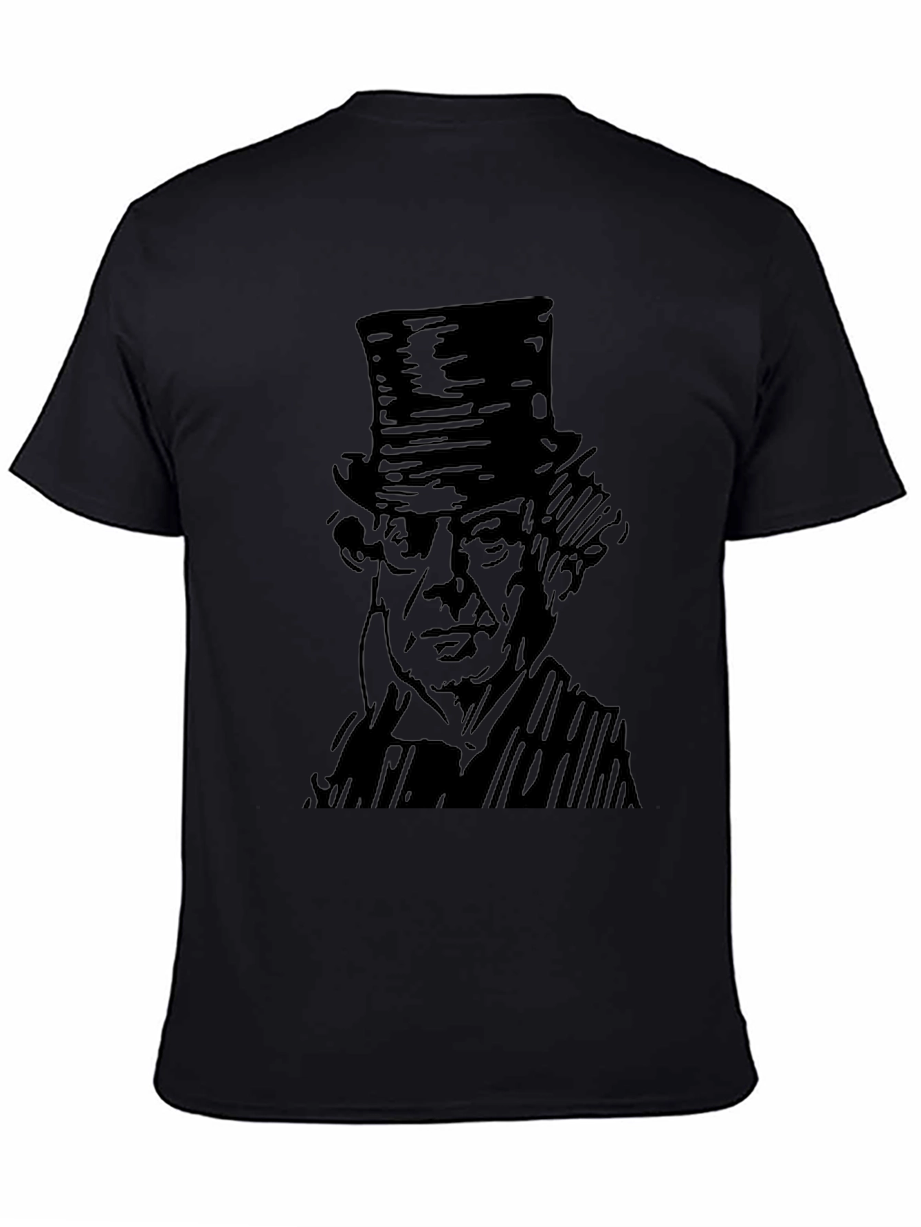 Gentlemans Portrait Black T-Shirt