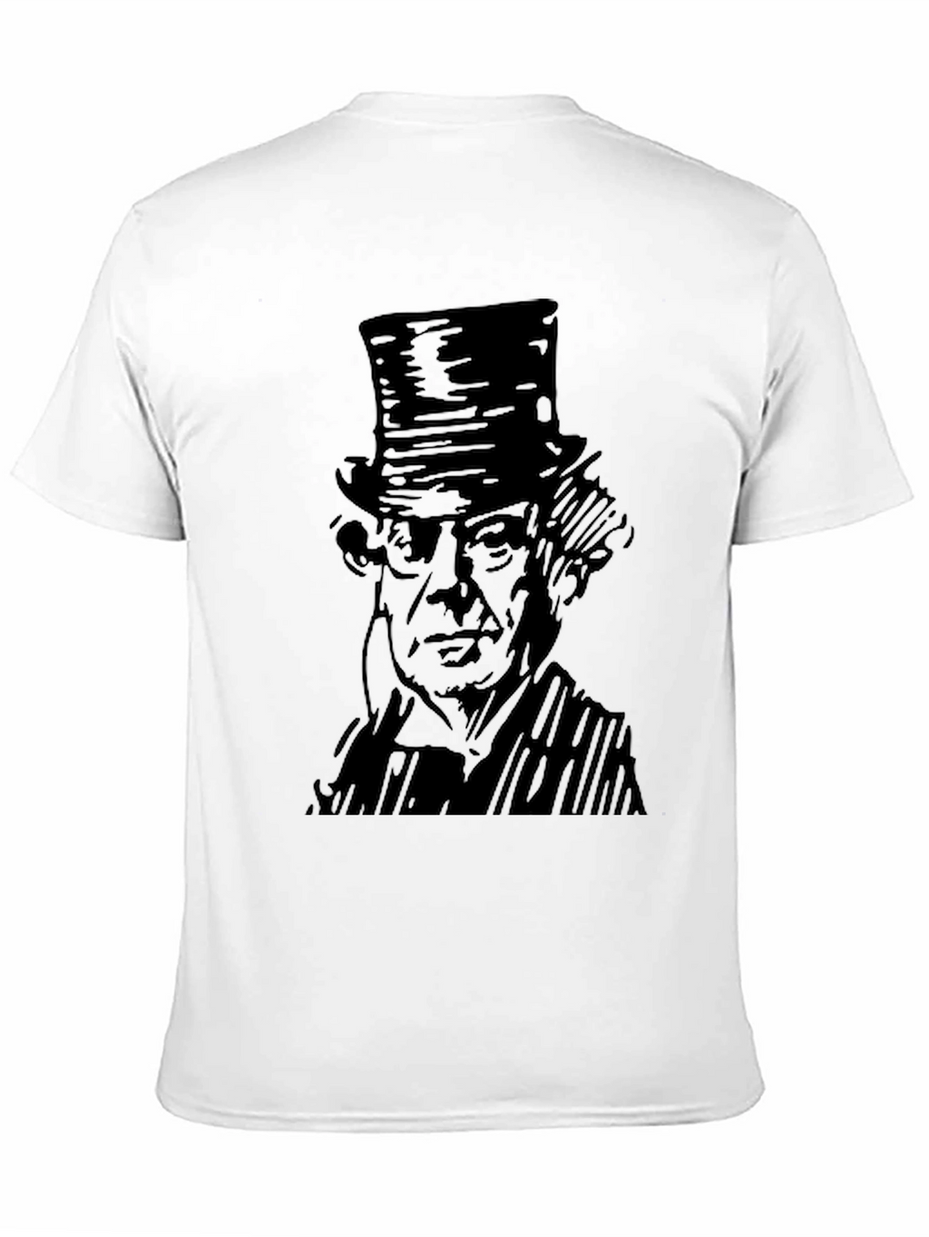 Gentlemans Portrait Black T-Shirt