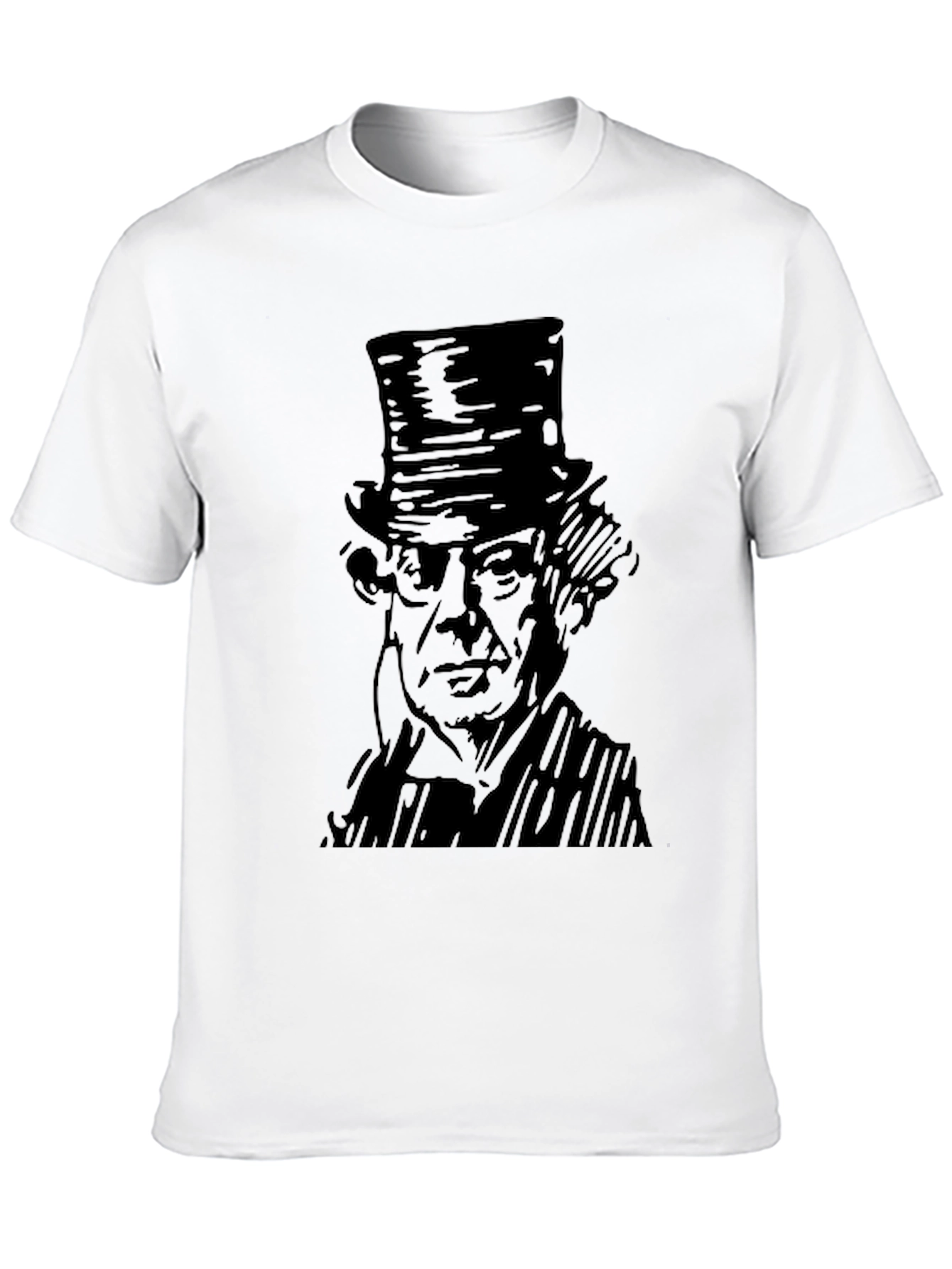 Gentlemans Portrait Black T-Shirt