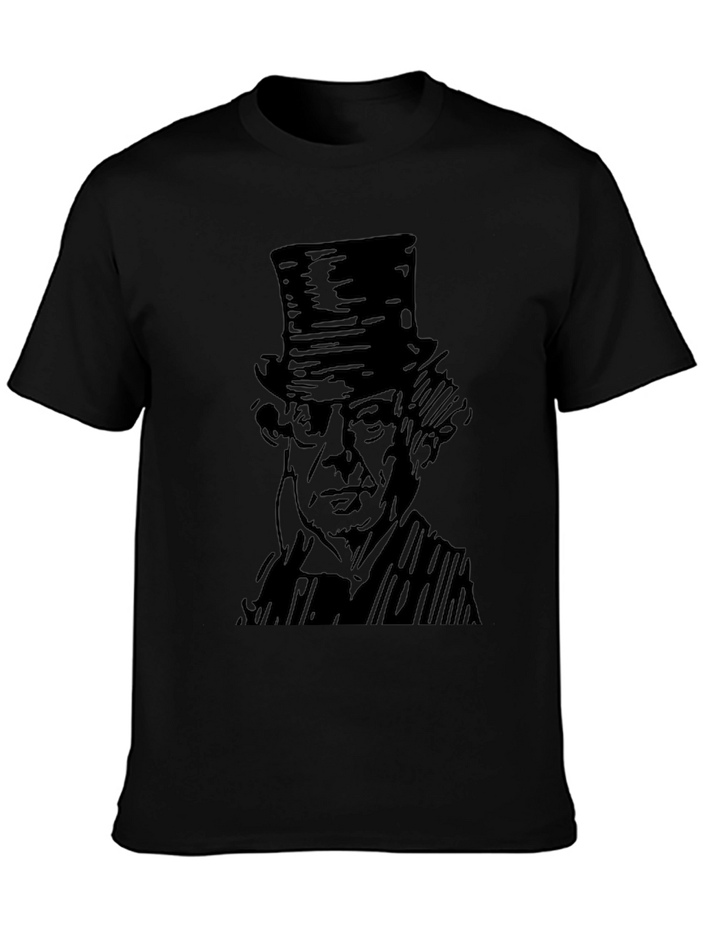Gentlemans Portrait Black T-Shirt