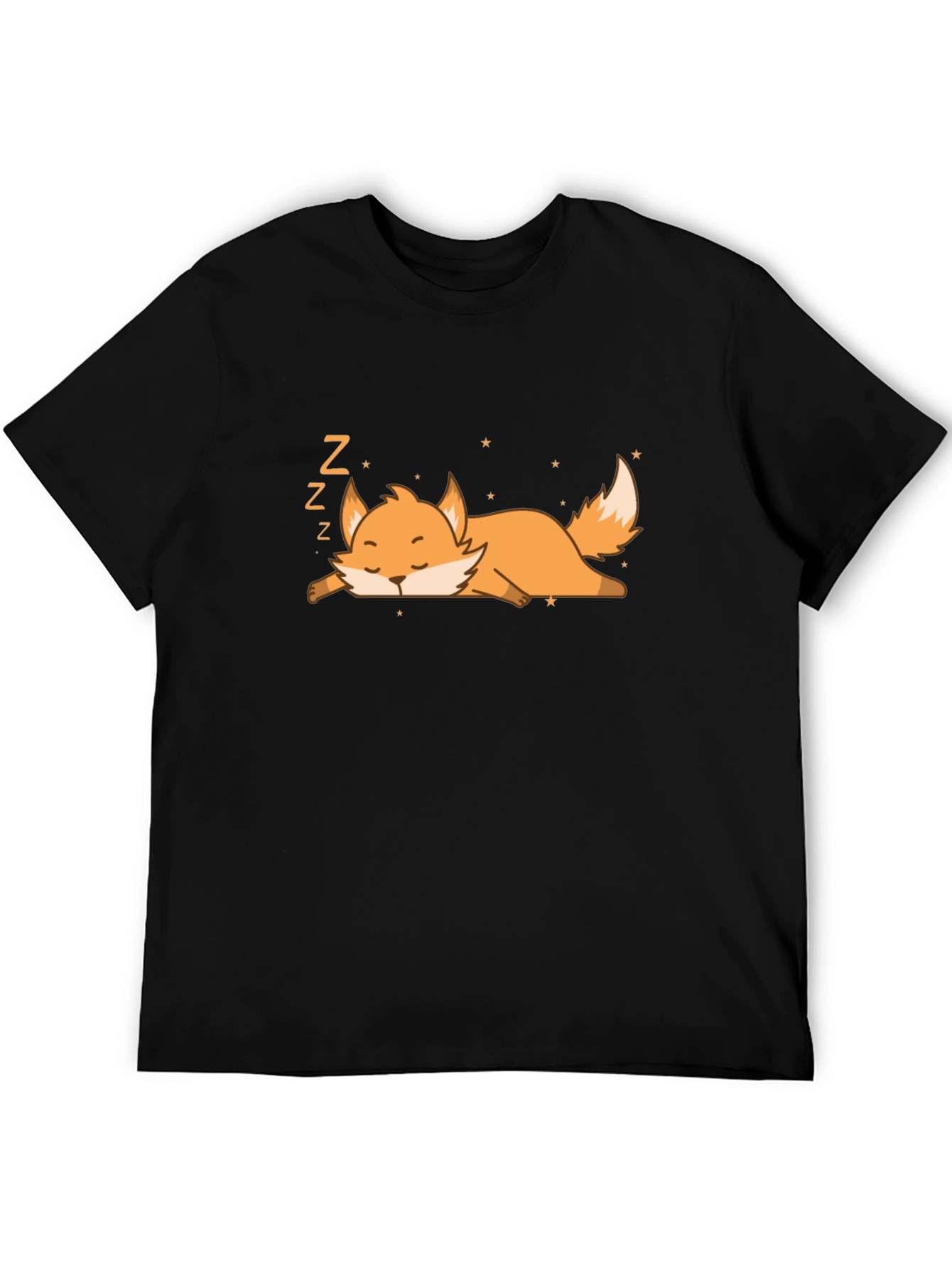 Cute Sleeping Fox Graphic T-Shirt - Unisex