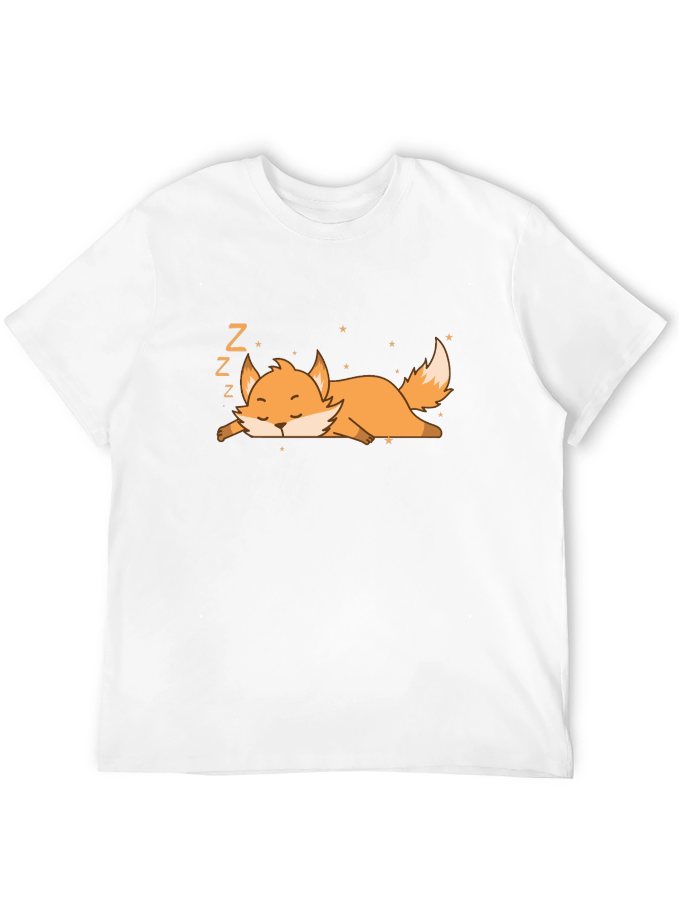 Cute Sleeping Fox Graphic T-Shirt - Unisex