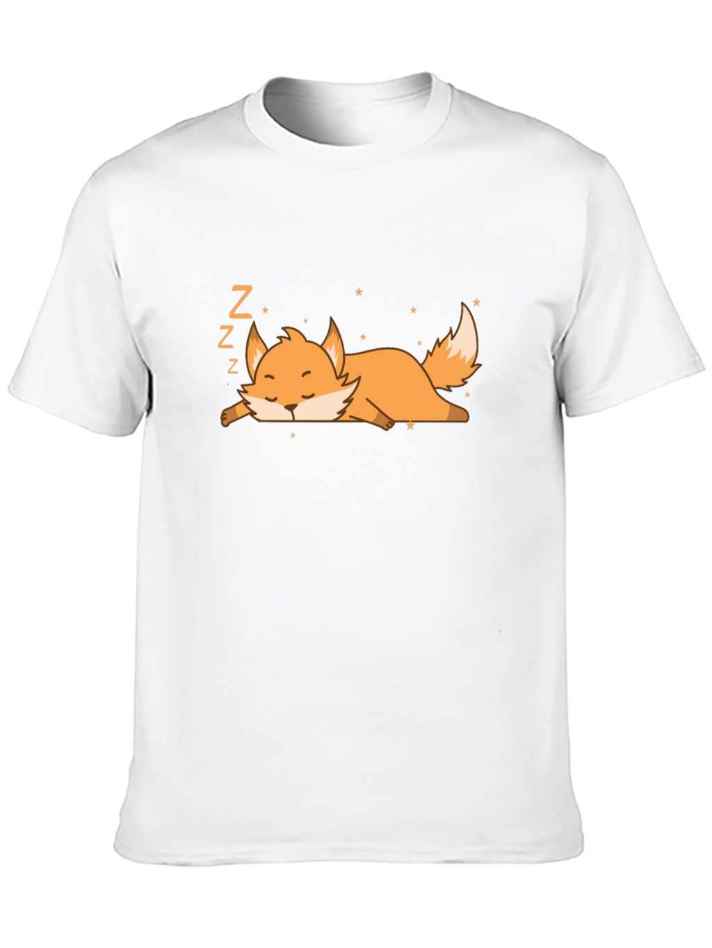 Cute Sleeping Fox Graphic T-Shirt - Unisex