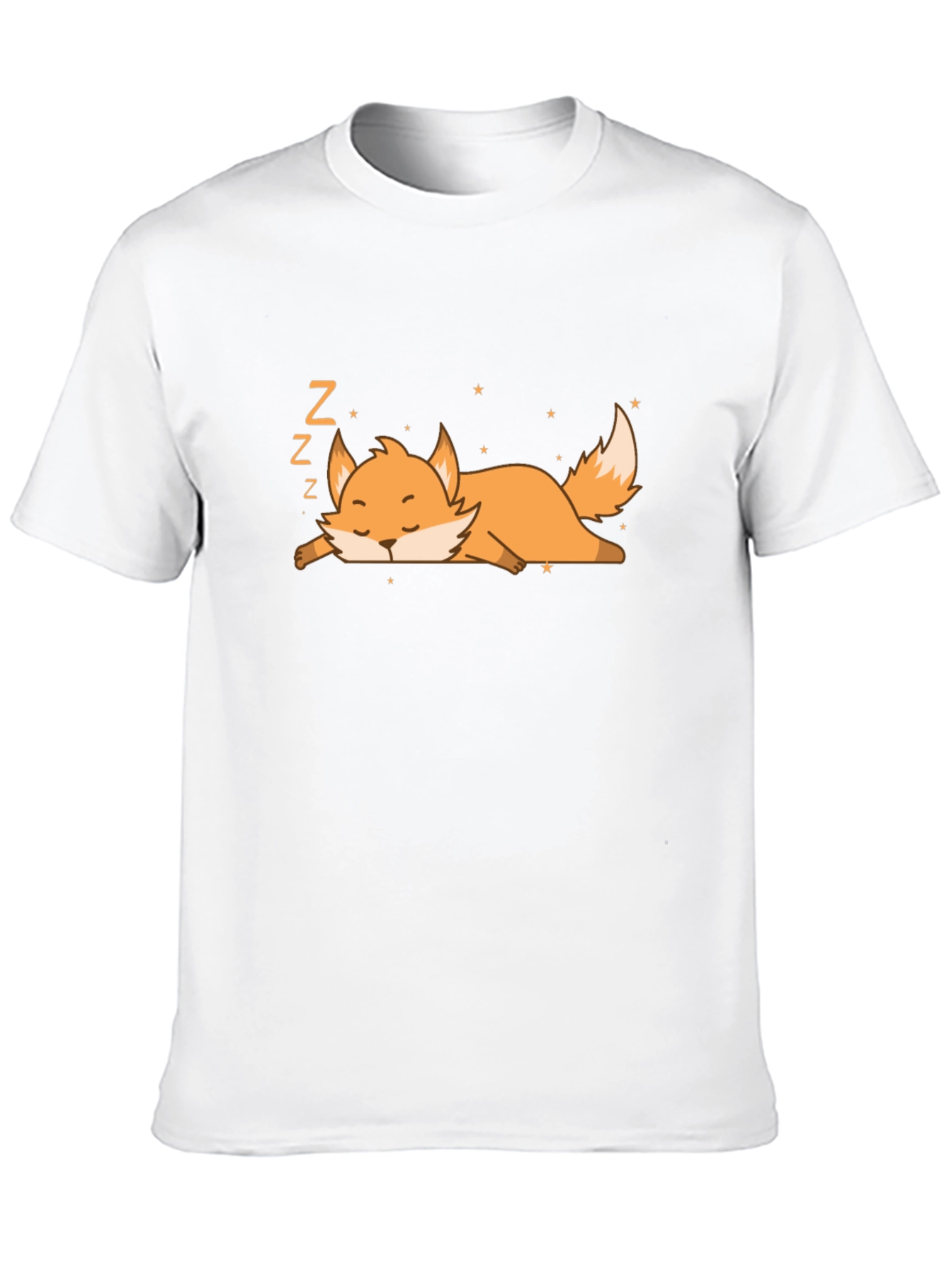 Cute Sleeping Fox Graphic T-Shirt - Unisex