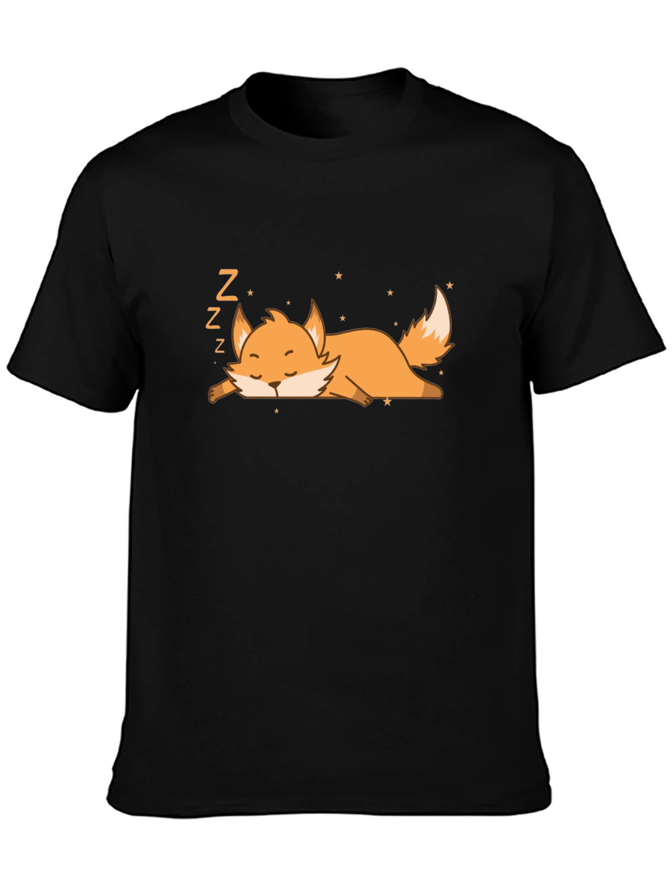 Cute Sleeping Fox Graphic T-Shirt - Unisex
