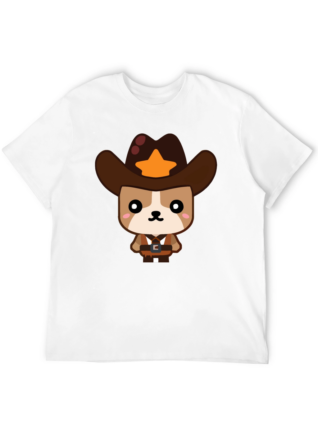 Cowboy Dog Graphic T-Shirt