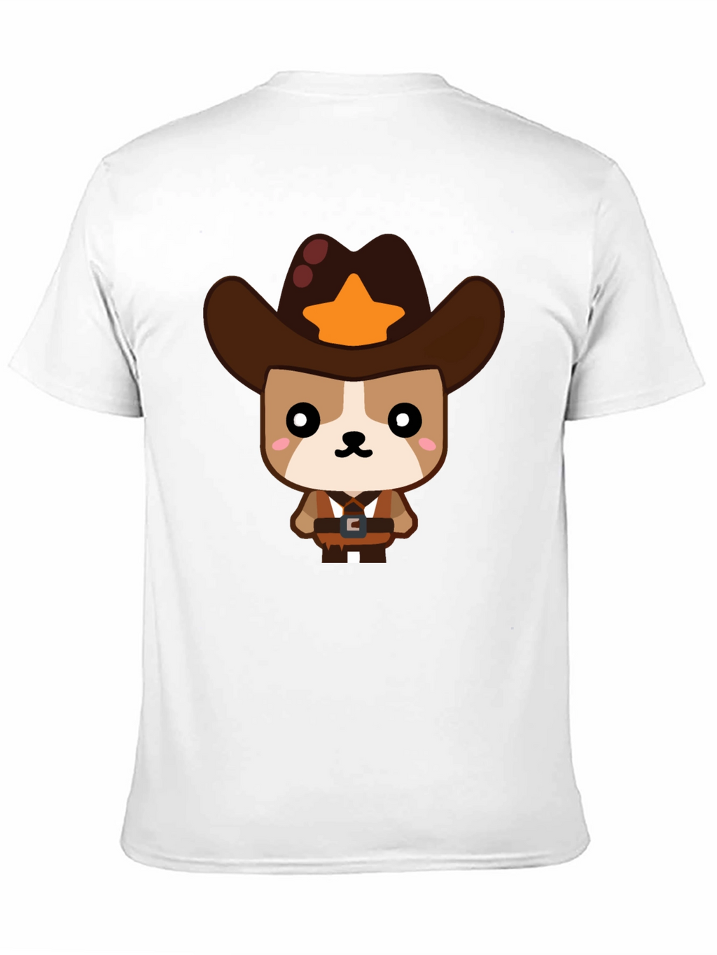 Cowboy Dog Graphic T-Shirt